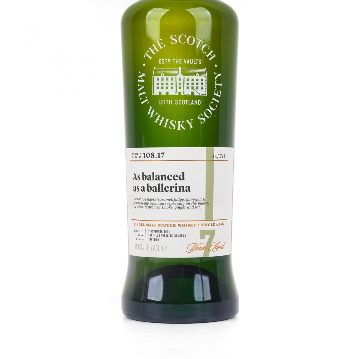 SMWS 108.17 欧特班 7年 2011