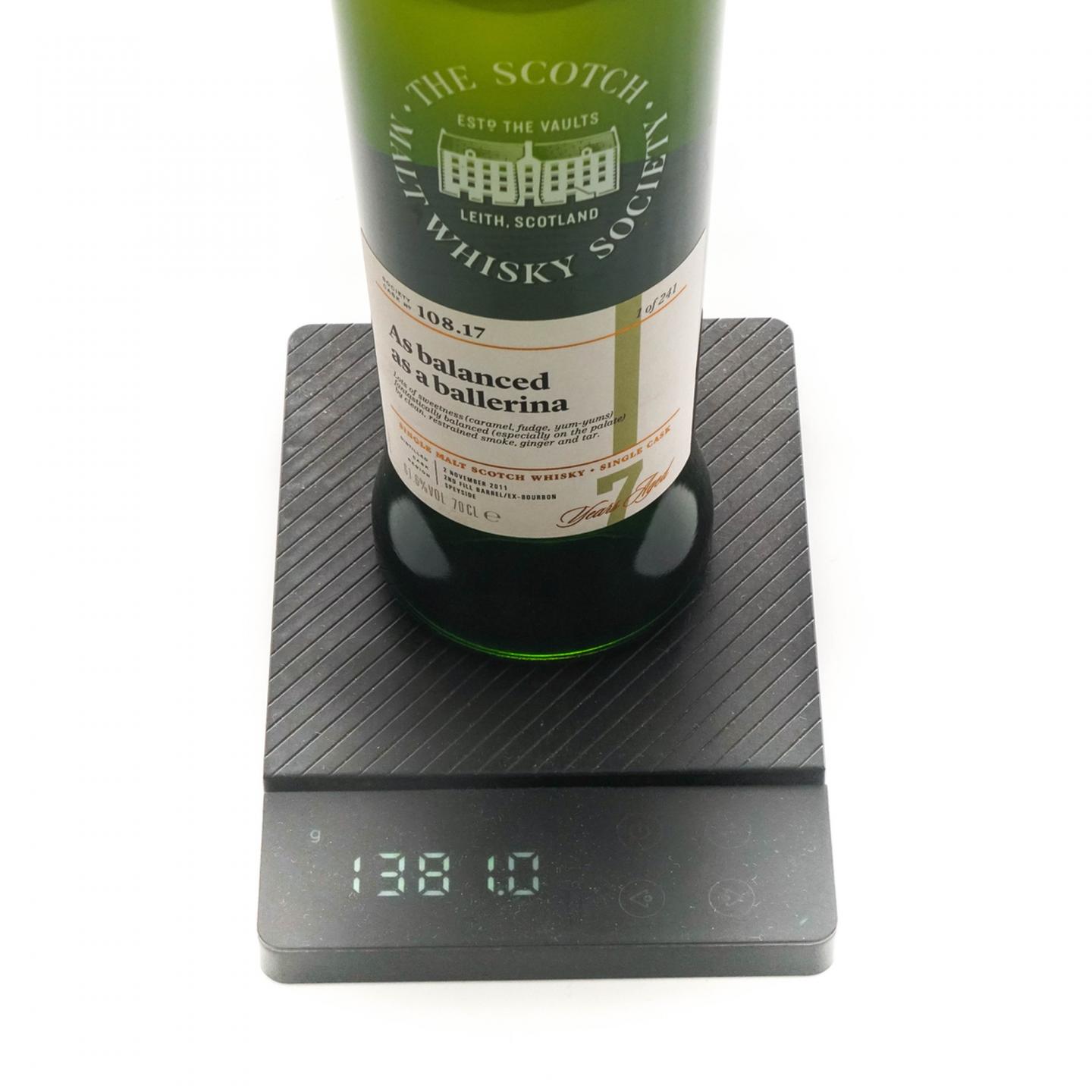 SMWS 108.17 欧特班 7年 2011
