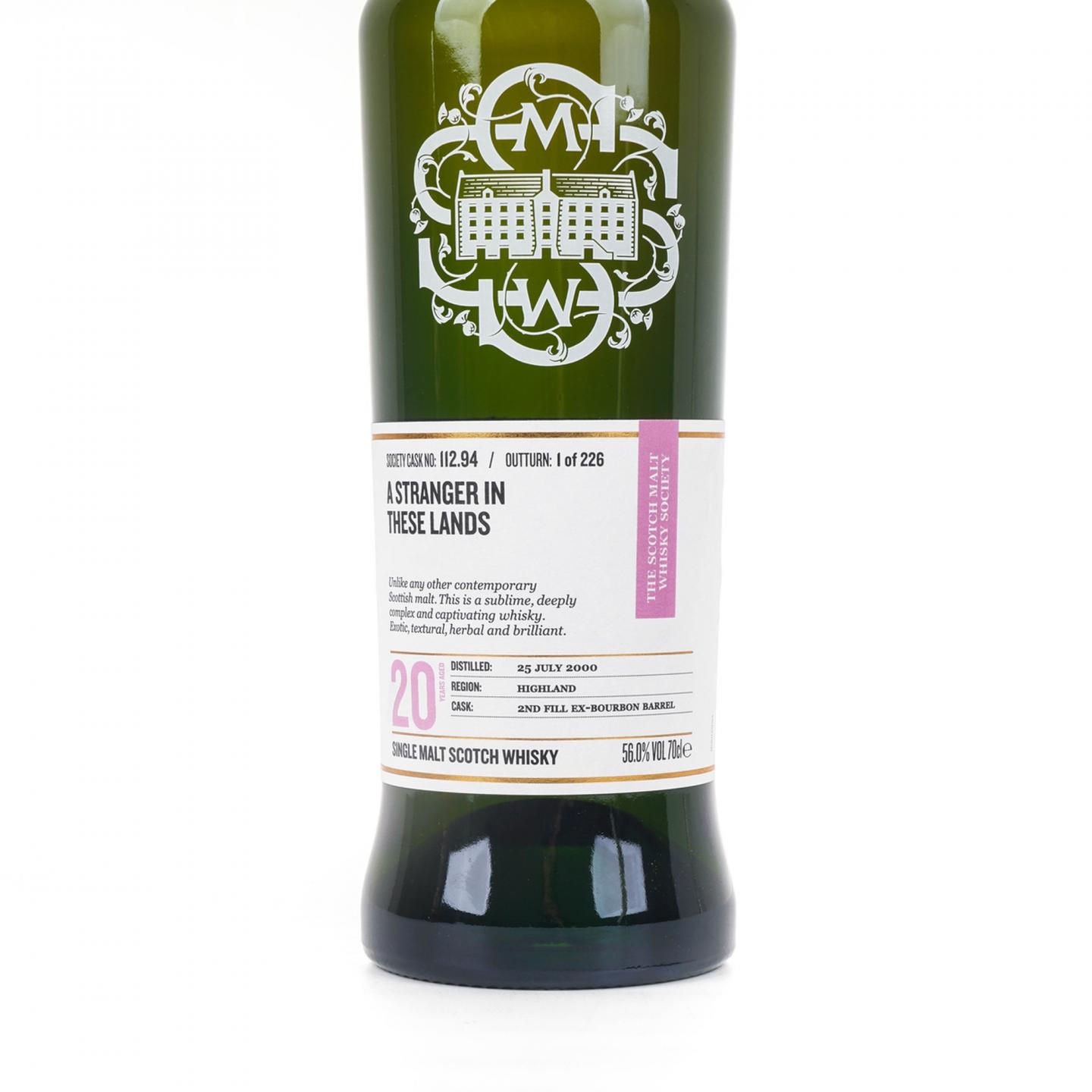SMWS 112.94 罗曼湖 20年 2000