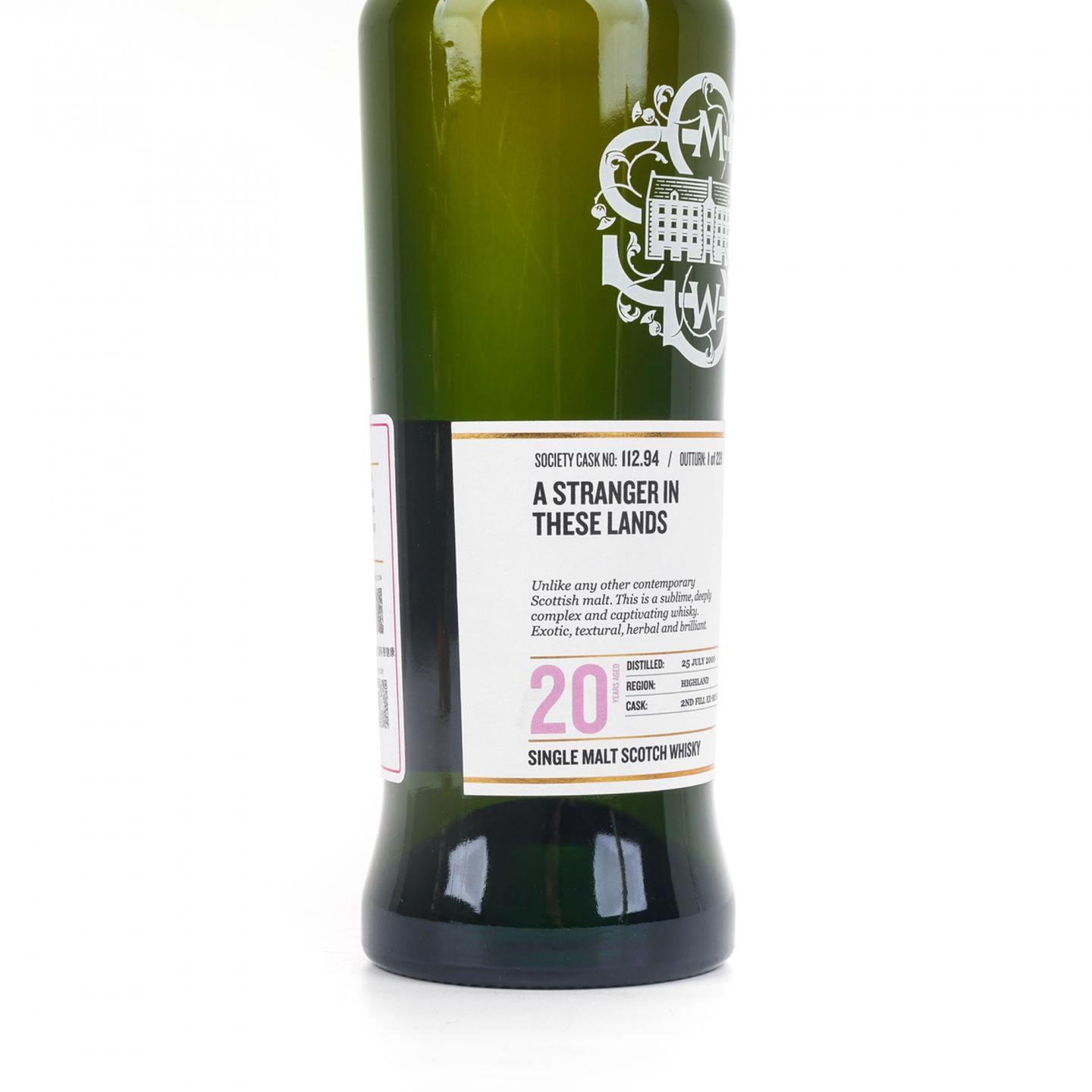 SMWS 112.94 罗曼湖 20年 2000