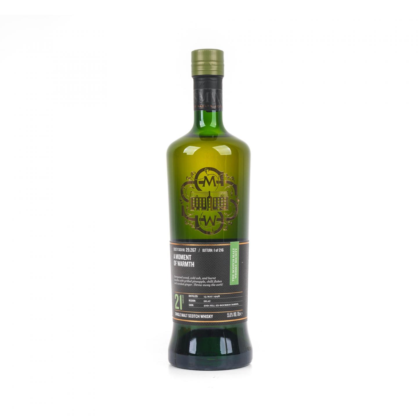 SMWS 29.267 拉弗格 21年 1998