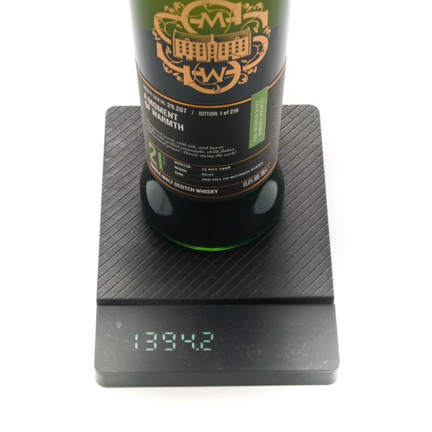 SMWS 29.267 拉弗格 21年 1998