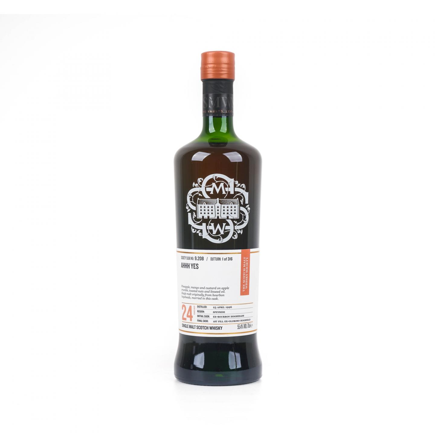 SMWS 9.208 格兰冠 24年 1996 雪莉桶后熟