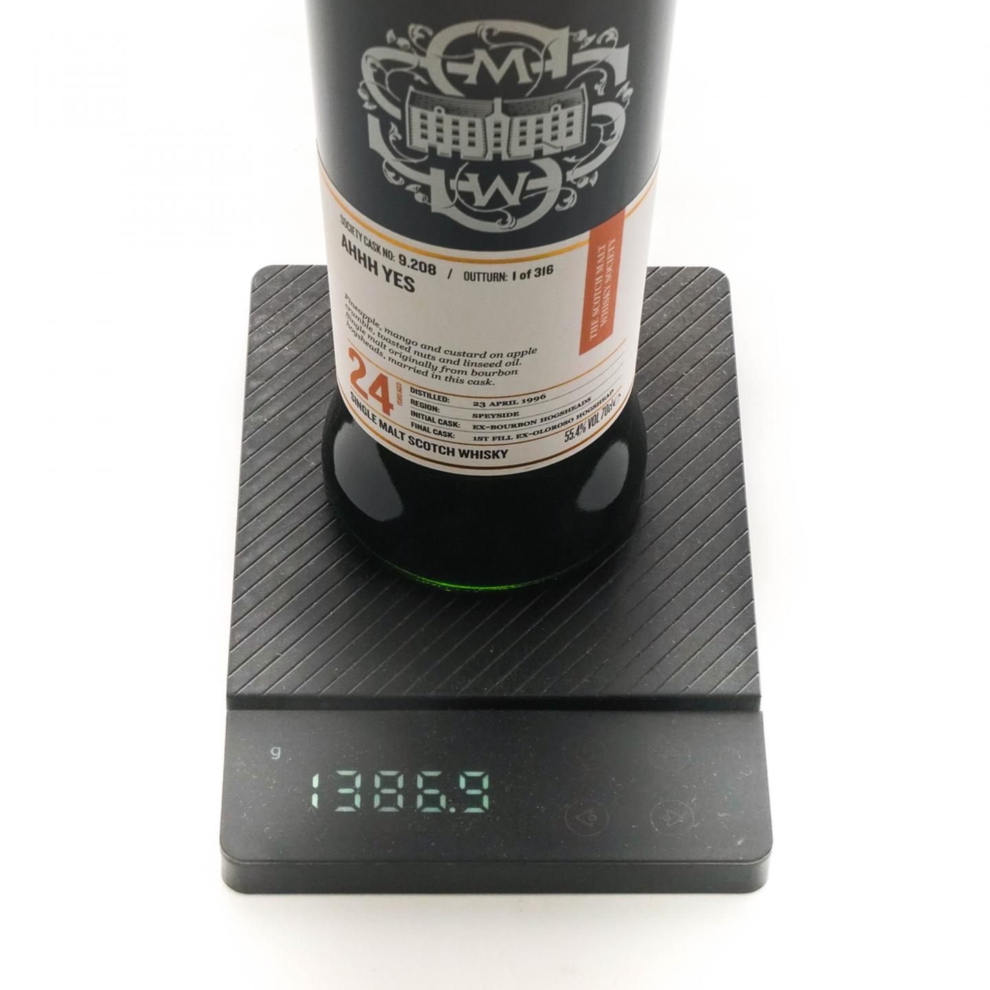 SMWS 9.208 格兰冠 24年 1996 雪莉桶后熟