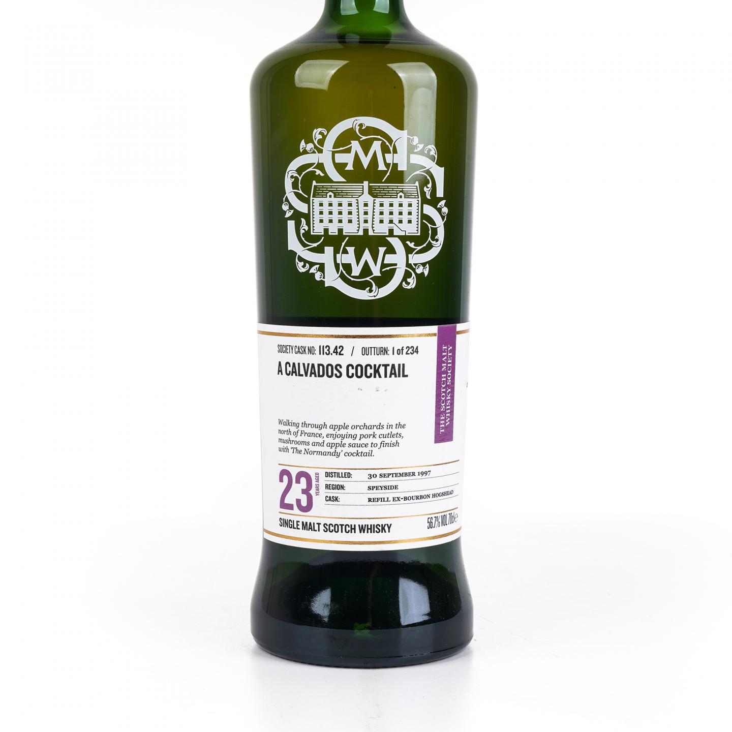 SMWS 113.42 布莱弗 23年 1997 行货