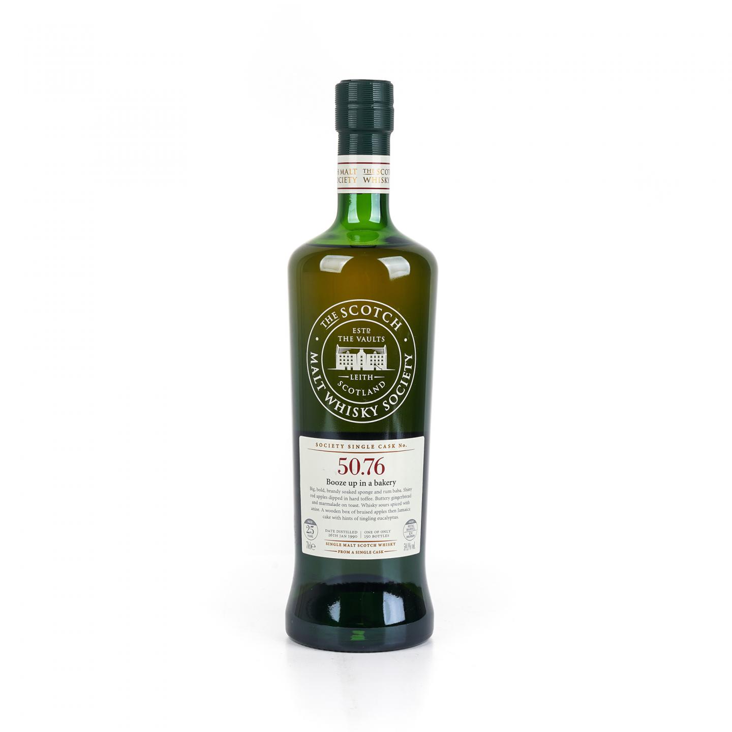 SMWS 50.76 磐火 25年 1990 单桶