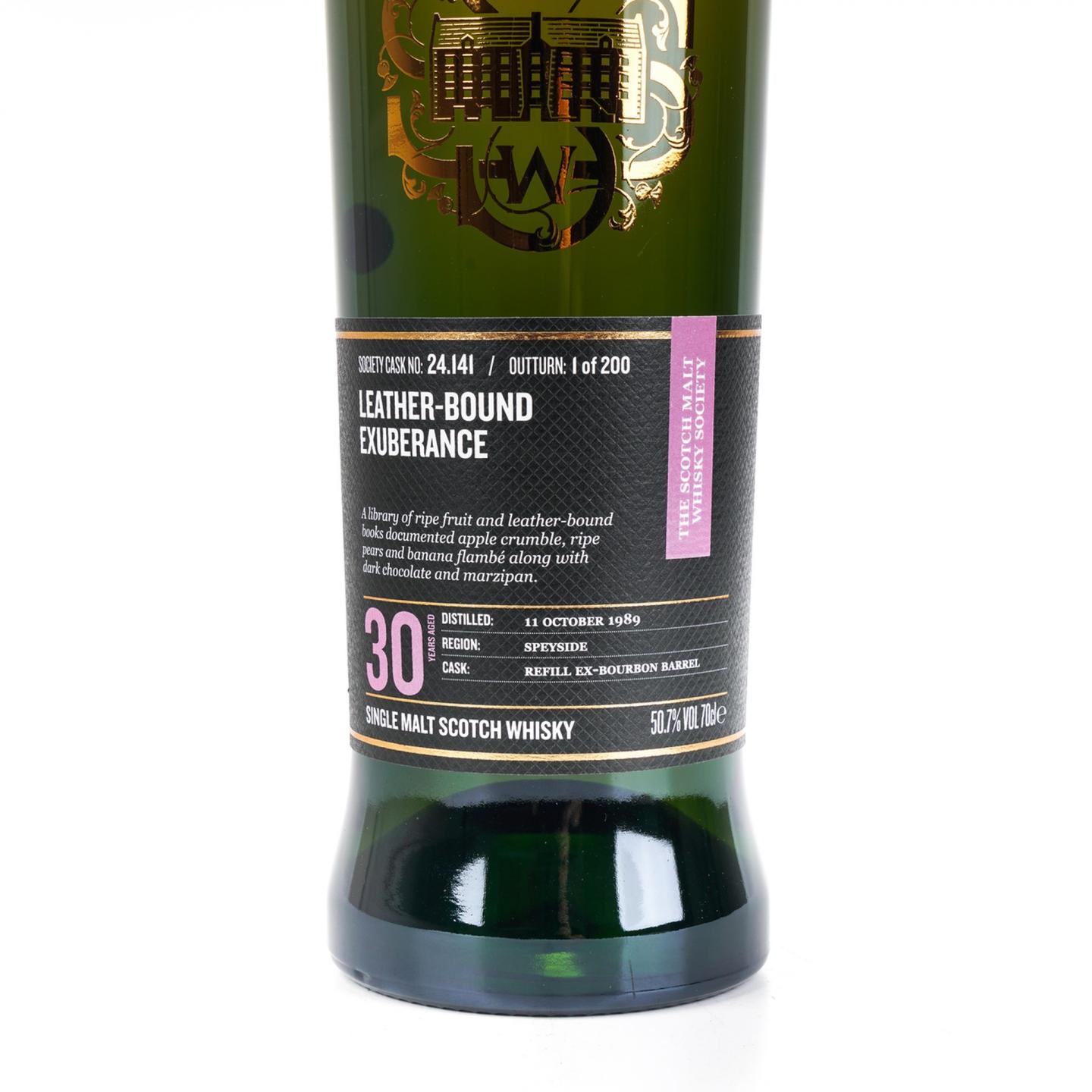 SMWS 24.141 麦卡伦 30年 1989 单桶