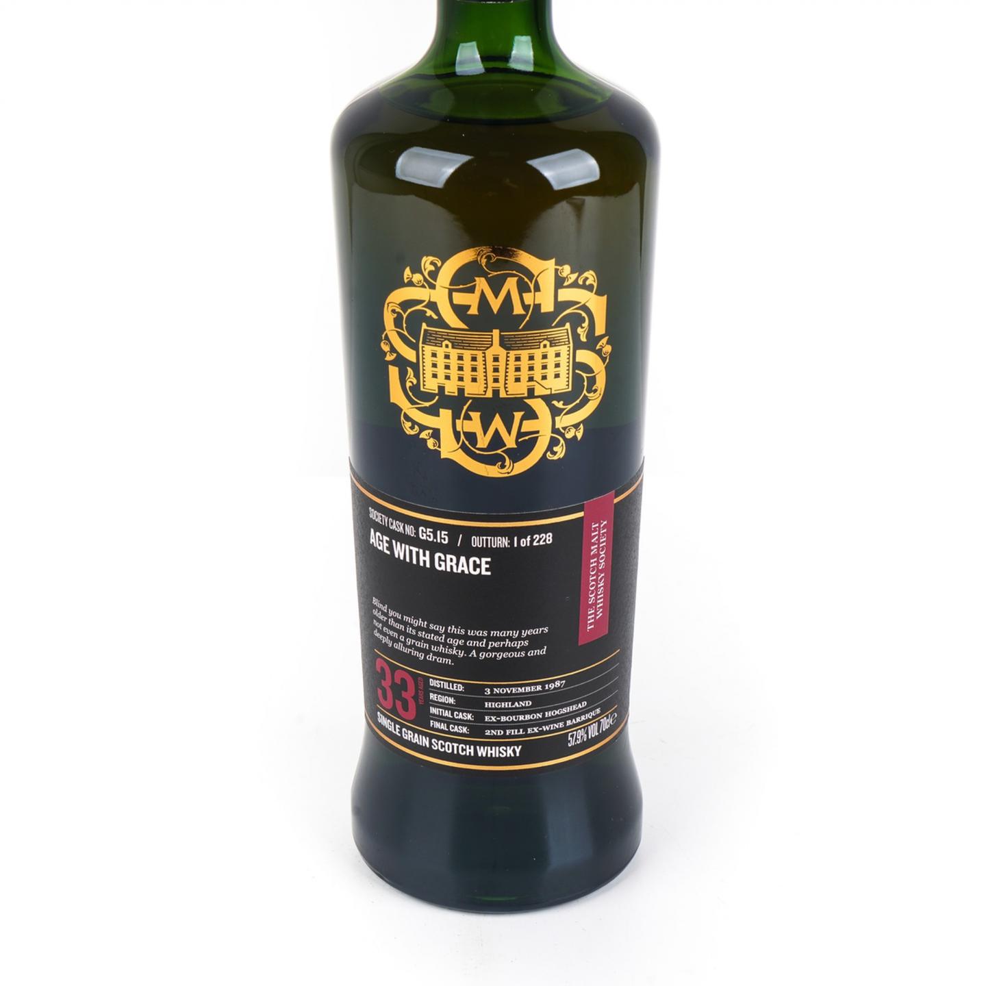 SMWS G5.15 因弗戈登 33年 1987-2021 白葡萄酒桶后熟