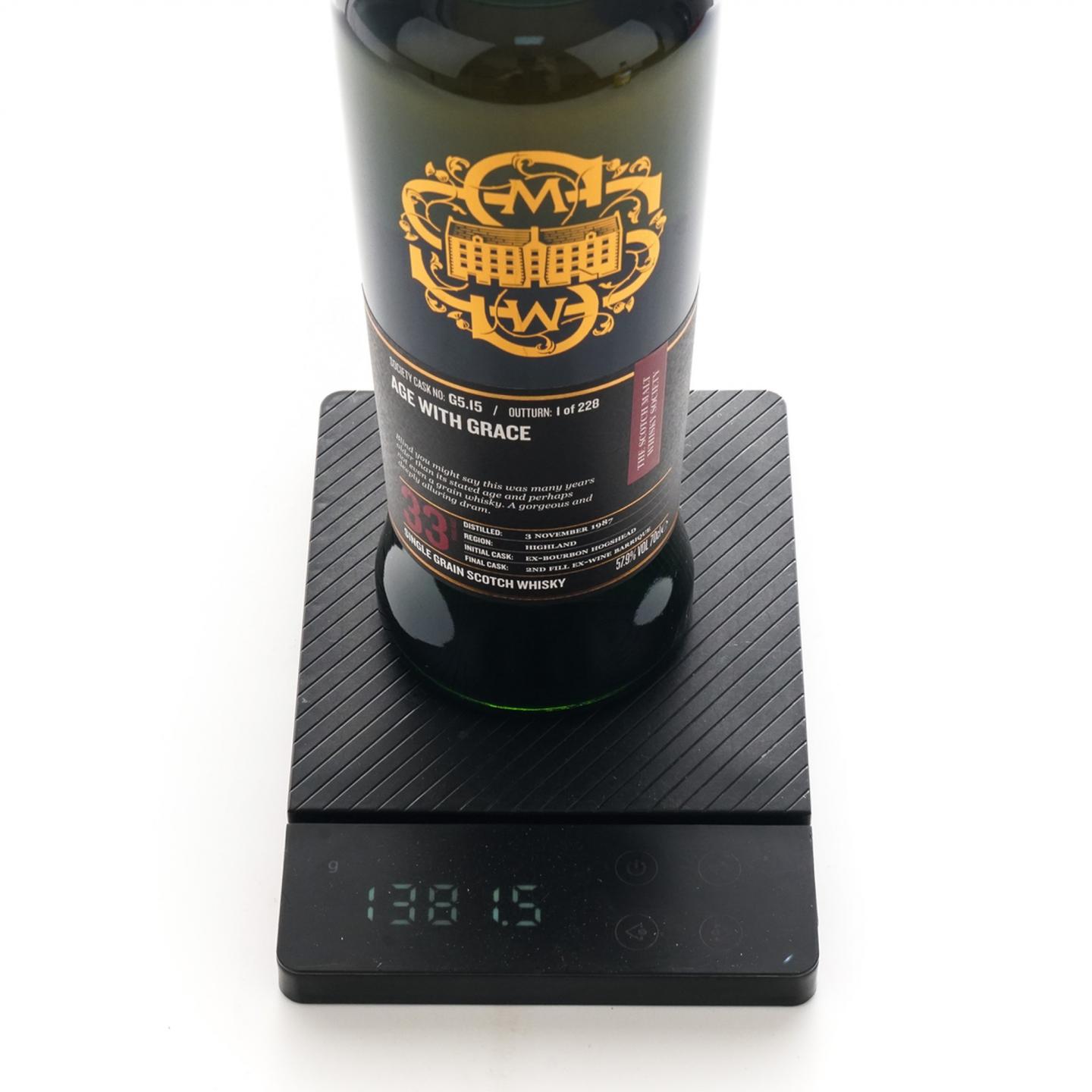 SMWS G5.15 因弗戈登 33年 1987-2021 白葡萄酒桶后熟