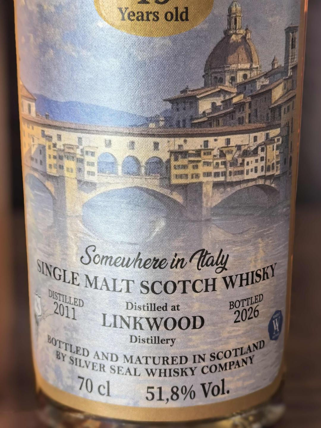 Linkwood 15年单桶 SilverSeal 银玺 马德拉桶 到付