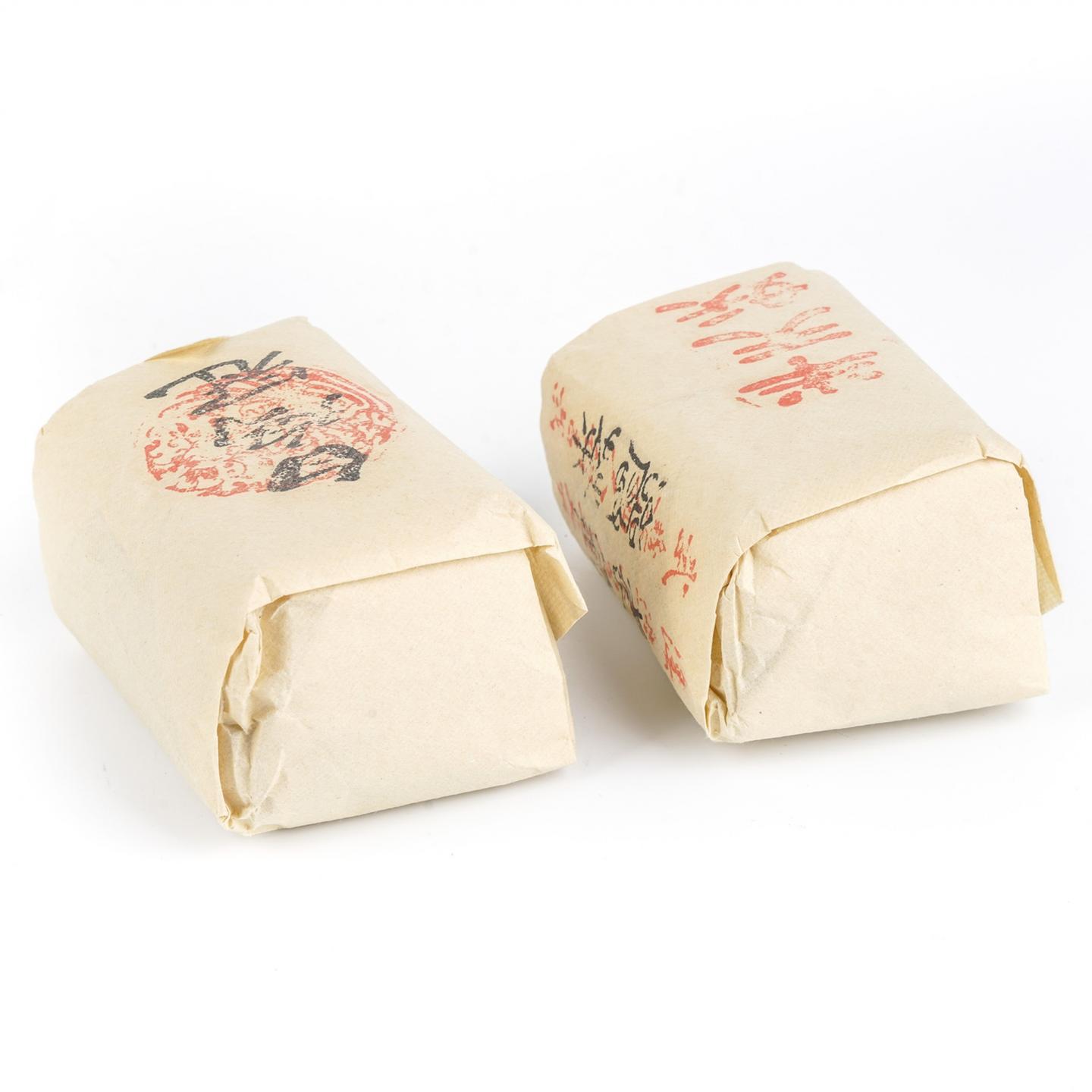 1990年代 中茶出口金记茶行 半天妖/白鸡冠 2*50g 干仓