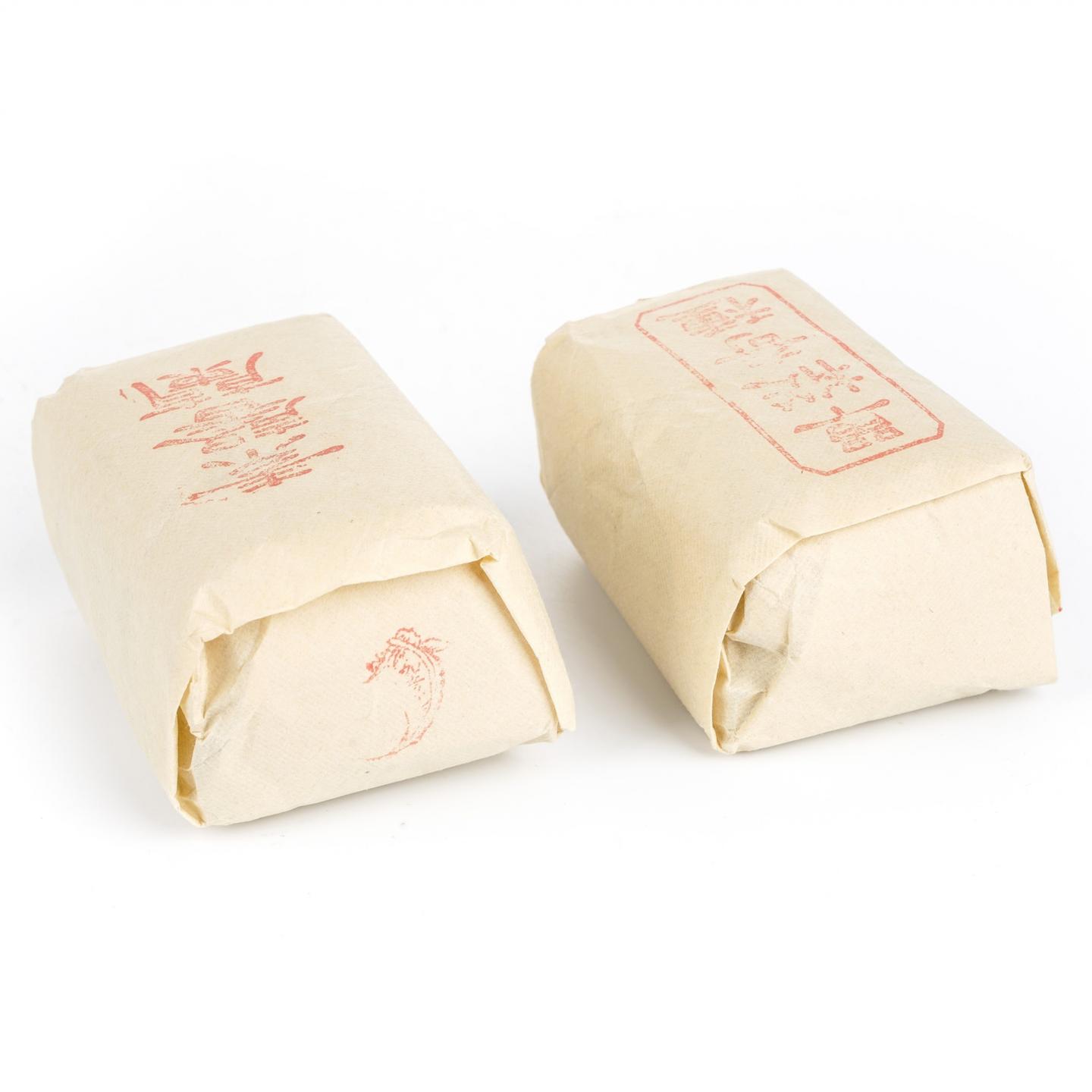 1990年代 中茶公司出口金记茶行 素馨兰/单枞奇种 50克*2包 干仓