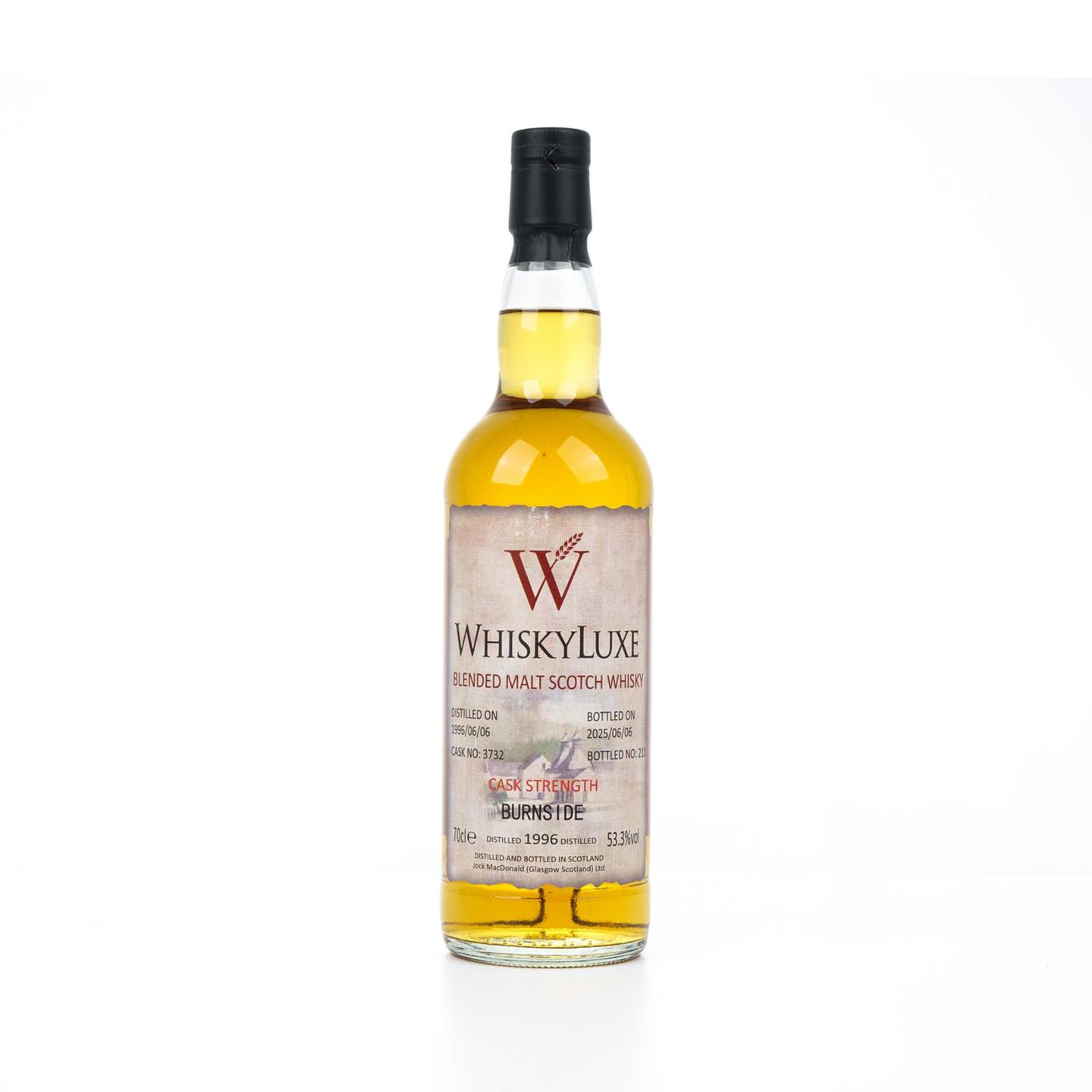 Burnside 1996-2025 百富汤匙桶#3732 Whiskyluxe 桶强