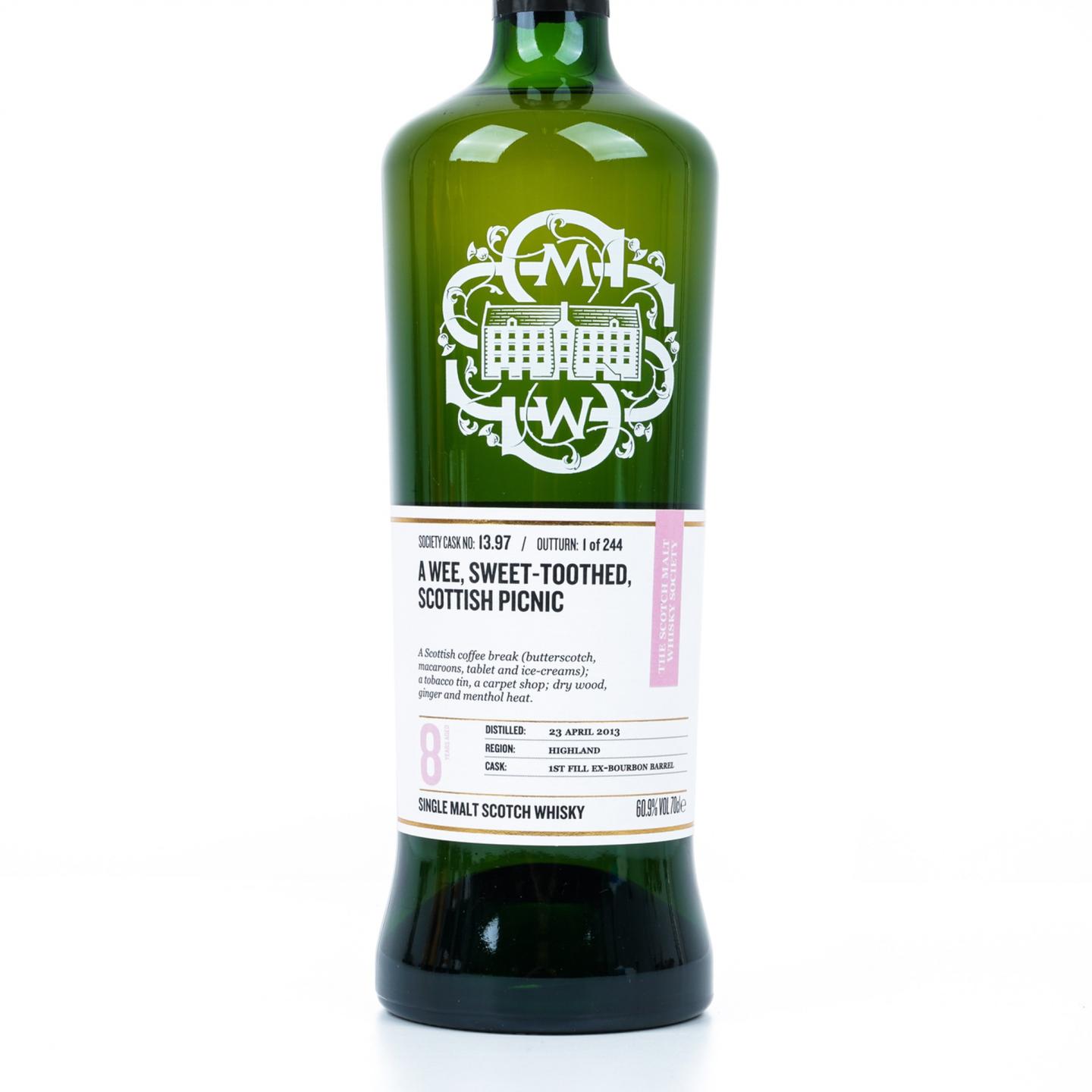 SMWS 13.97 达尔摩 8年 2013 单桶 行货