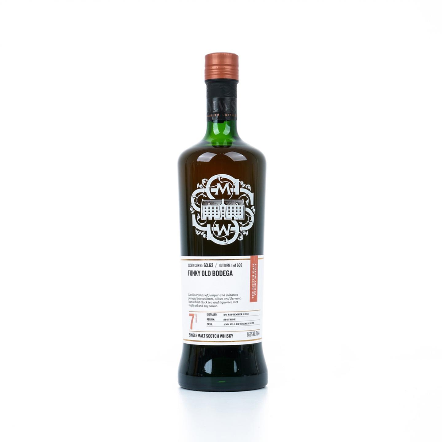 SMWS 63.63 格兰道奇 7年 2012 雪莉单桶 行货