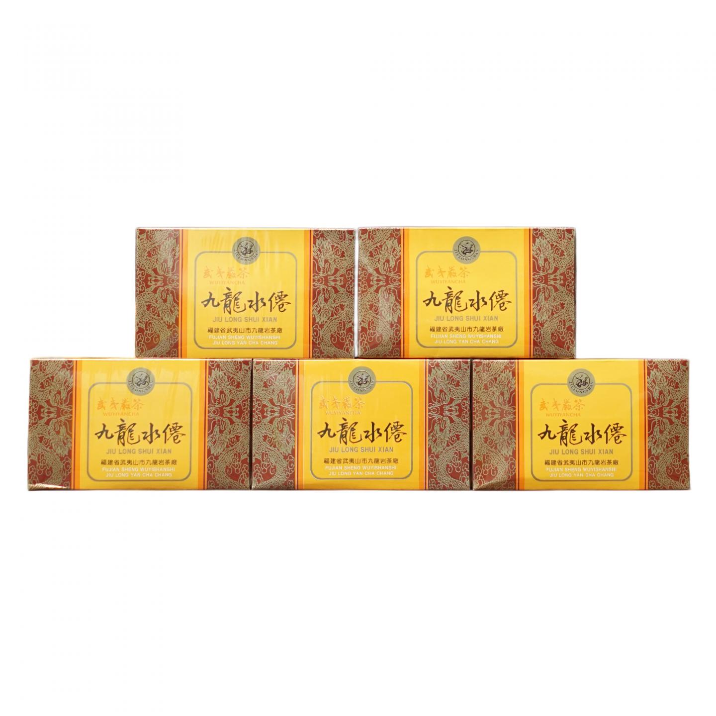 1997年 武夷山市九龙岩茶厂 九龙水仙 五盒*100g 干仓