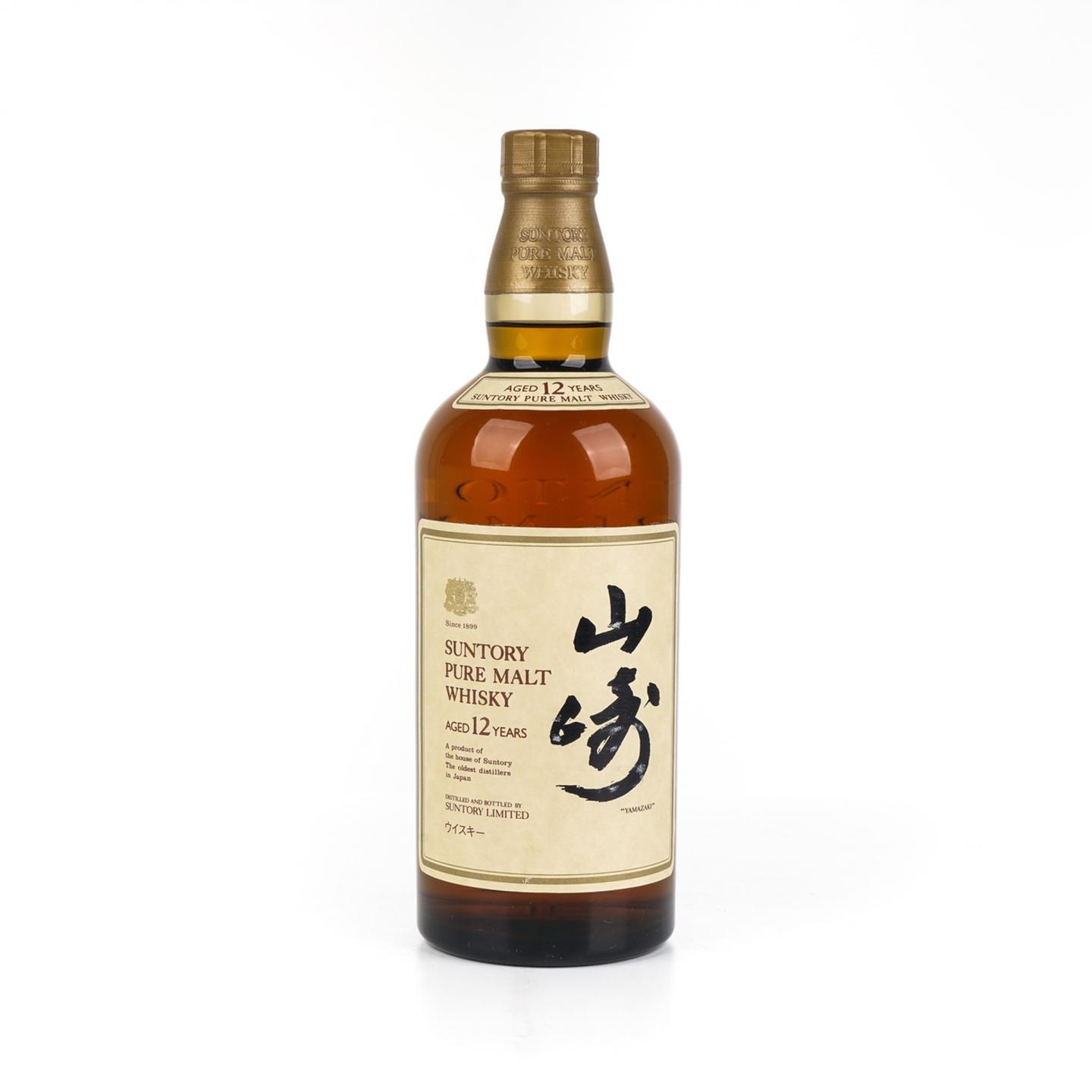 山崎 12年 金狮标 Pure Malt 750ml 非原盒