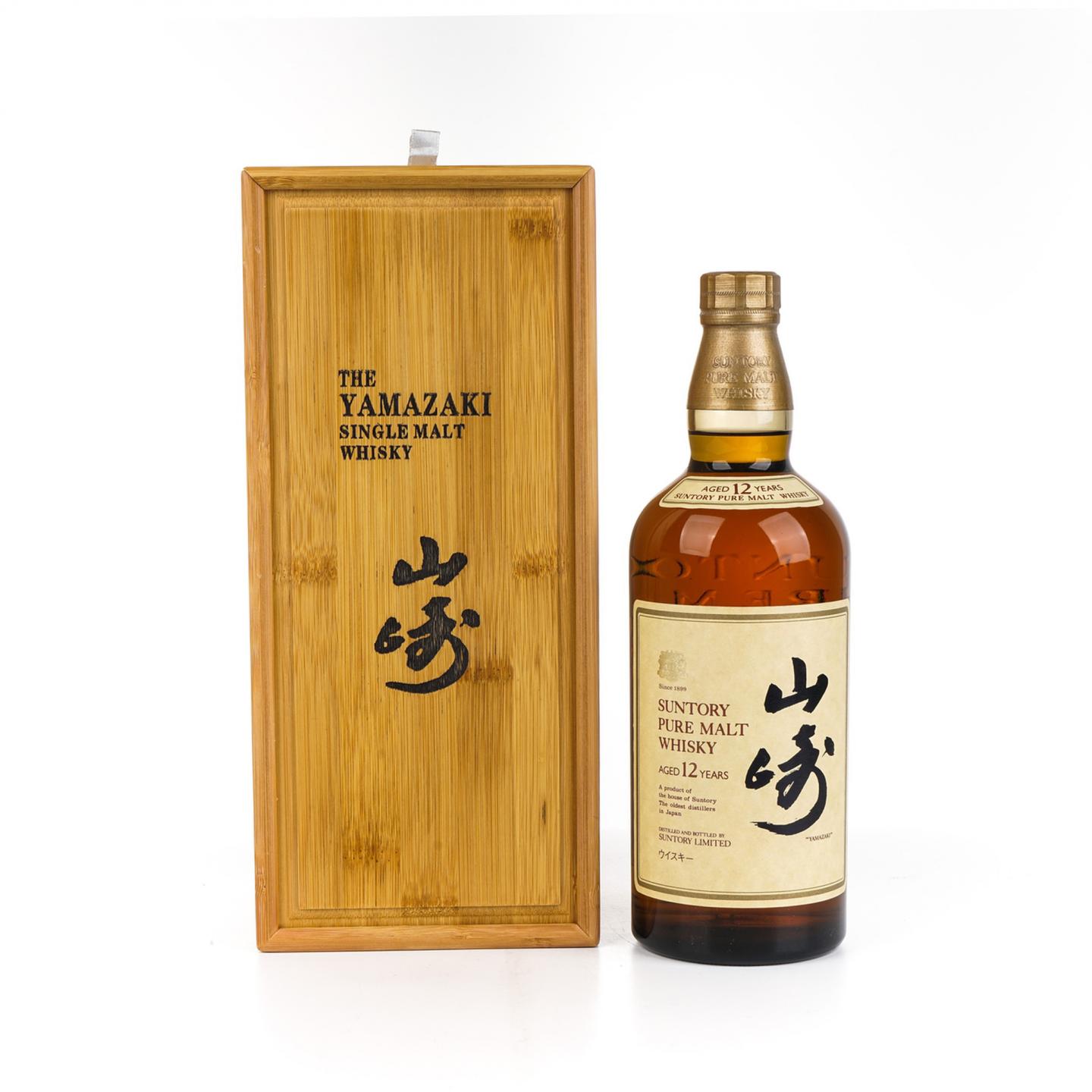 山崎 12年 金狮标 Pure Malt 750ML 非原盒