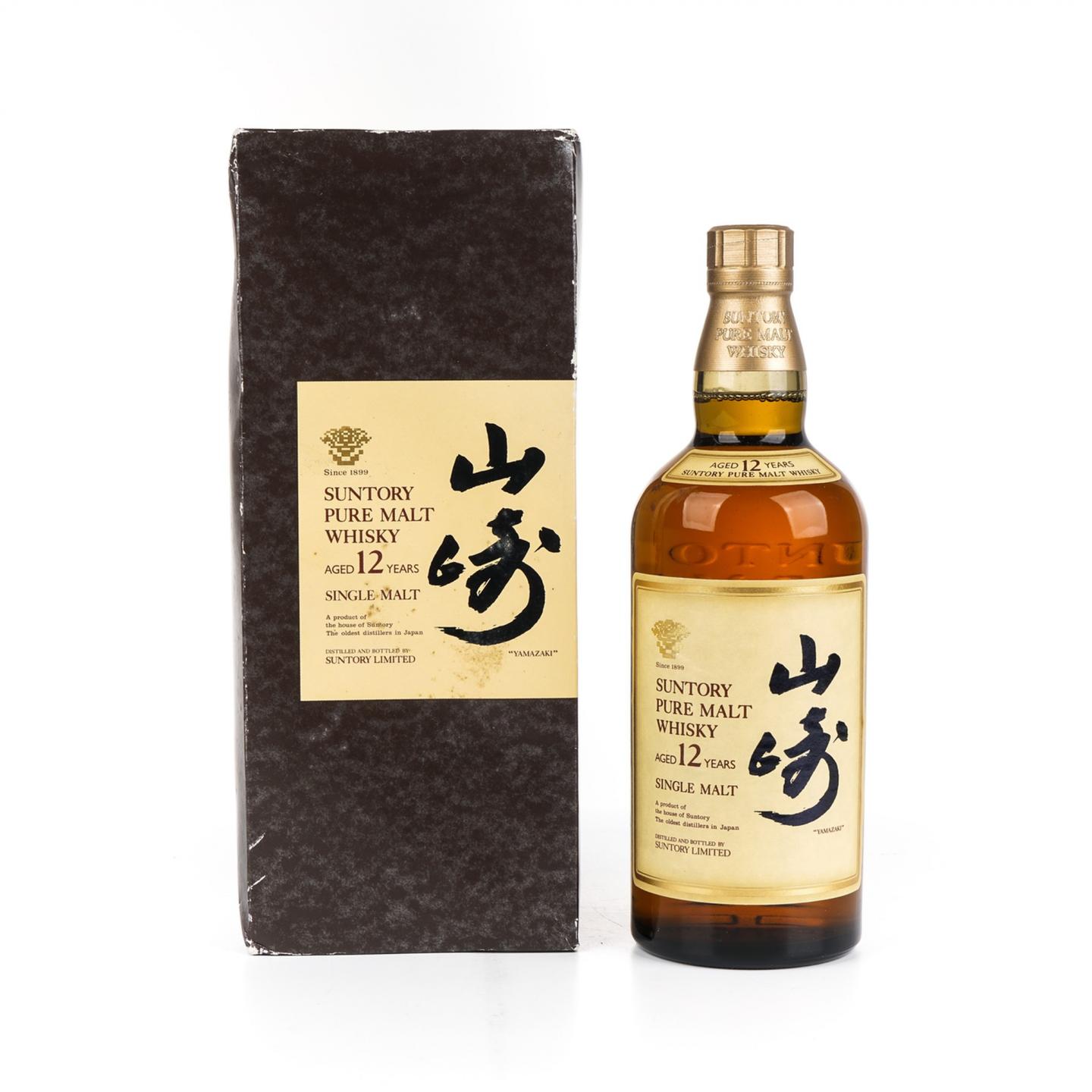 山崎 12年 Pure Malt 金花标 750ml
