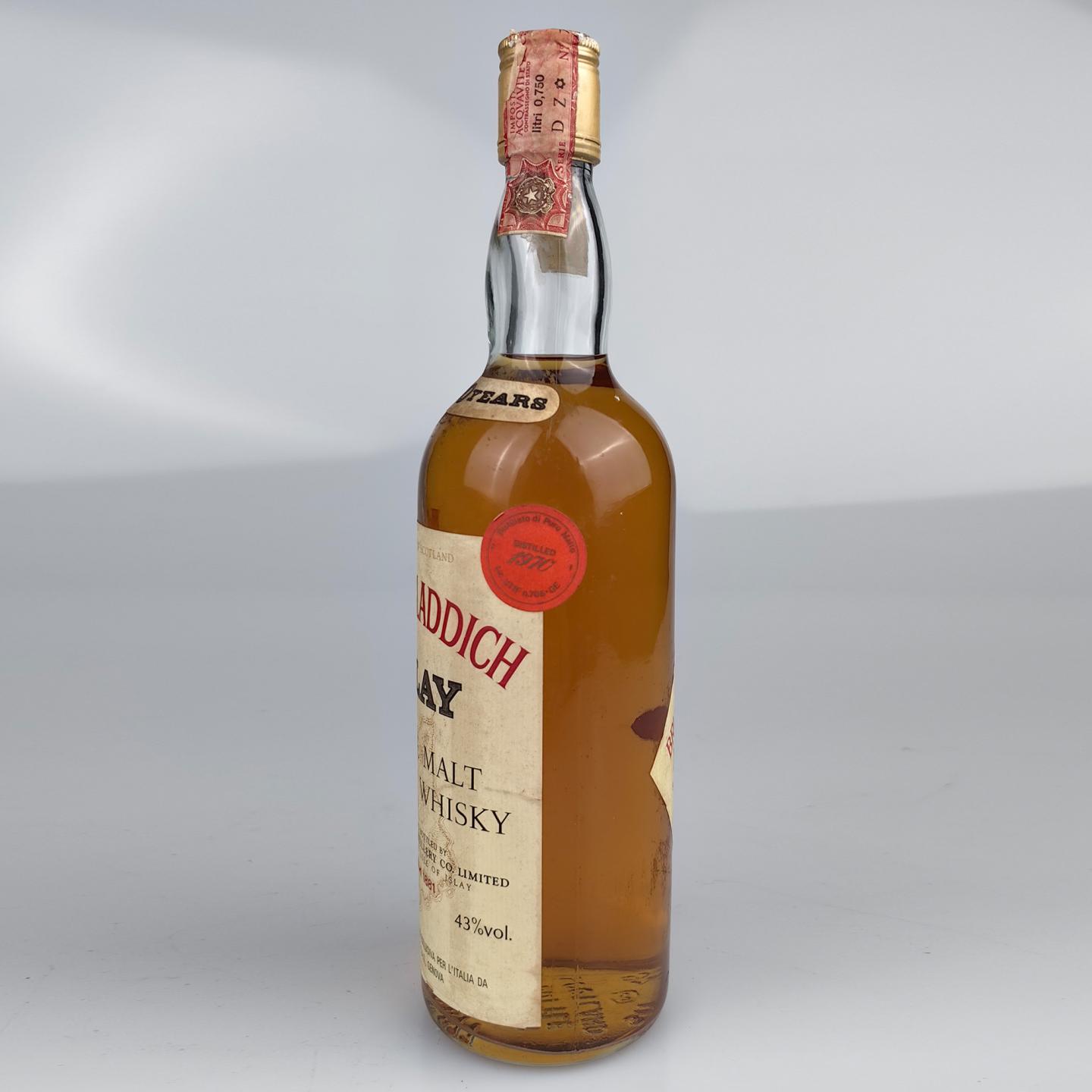 【威士忌】布赫拉迪 10年 1980S Moon Import 750ml