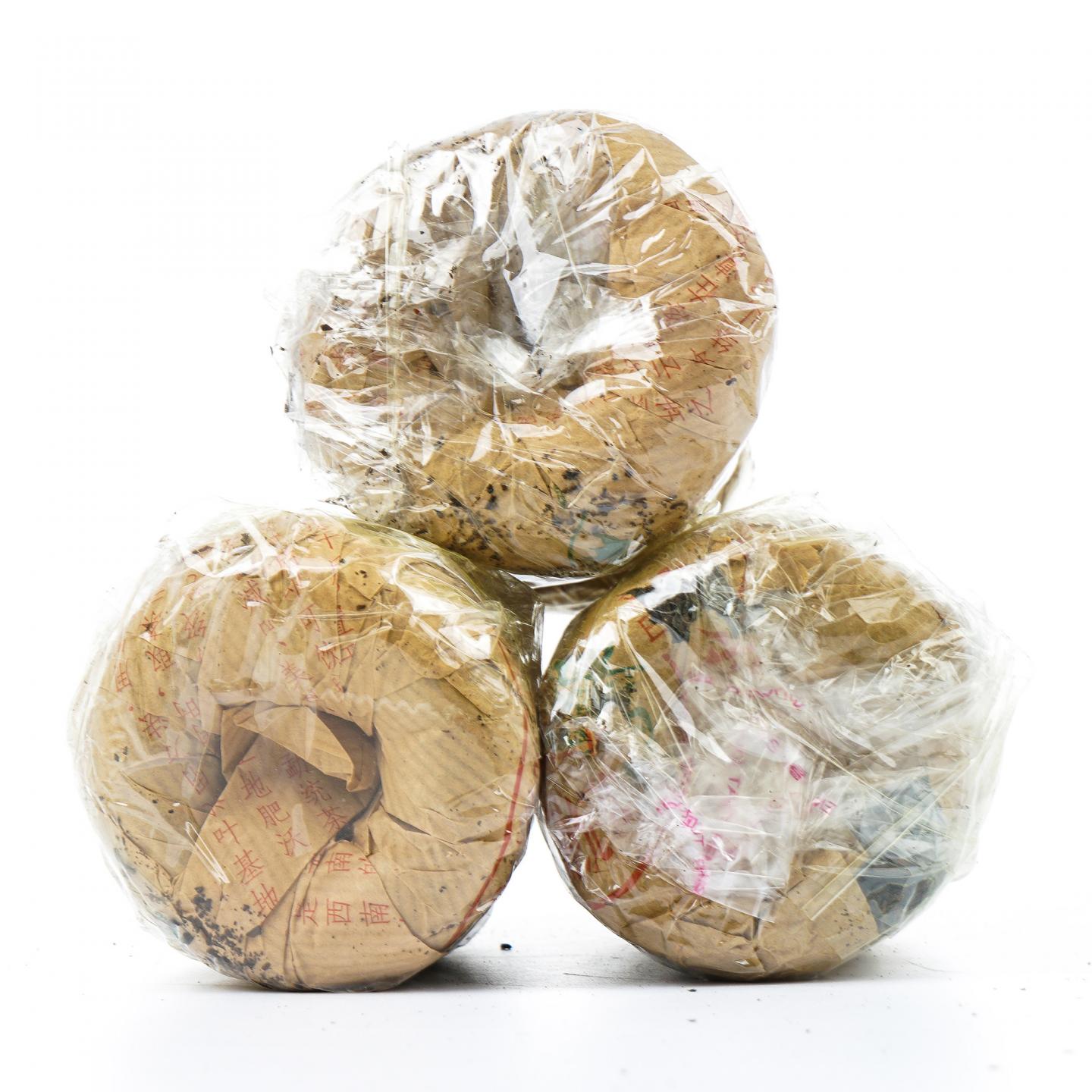 2000年 勐统甲级岗山青沱 约500g*3条 干仓