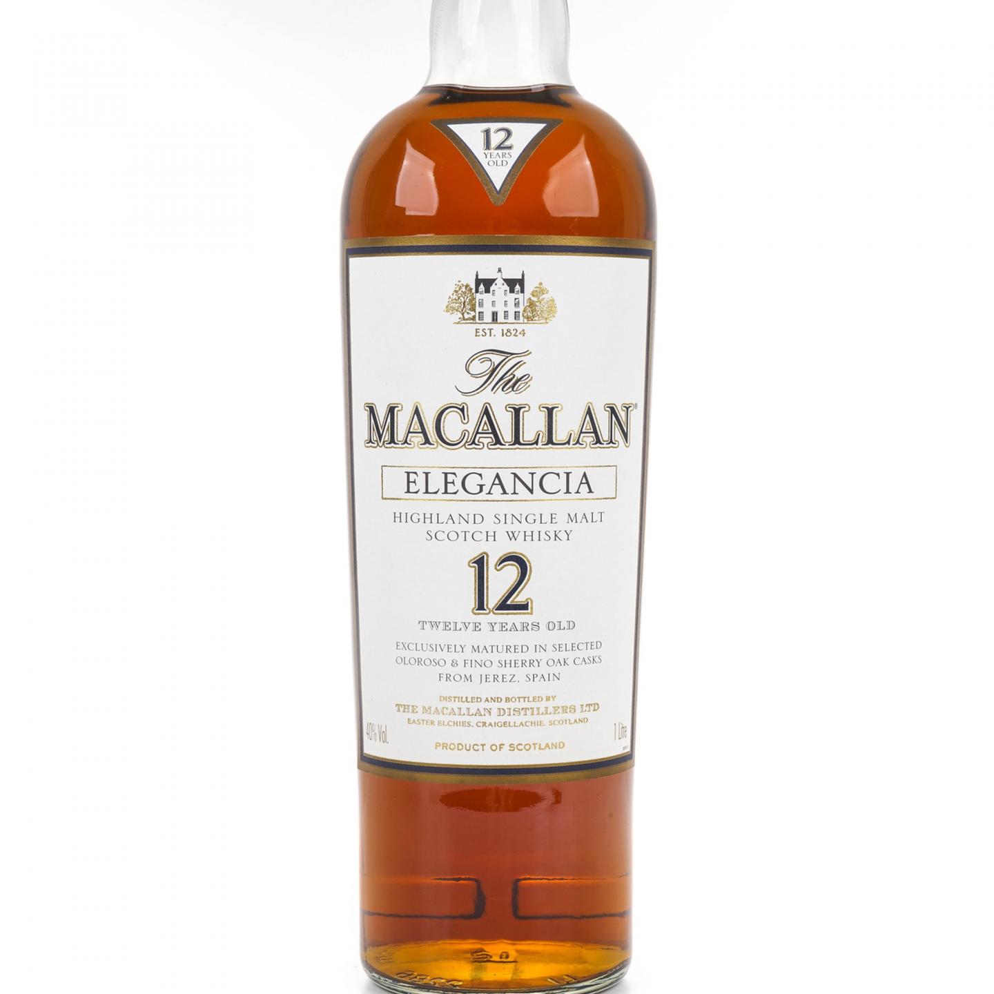 麦卡伦 12年 Elegancia 1升装