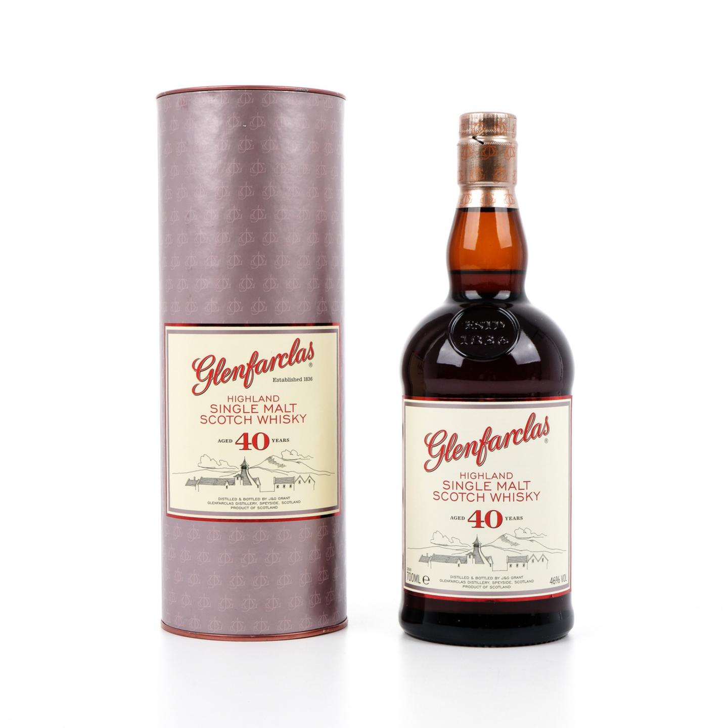 格兰花格 40年 圆筒礼盒 700ML