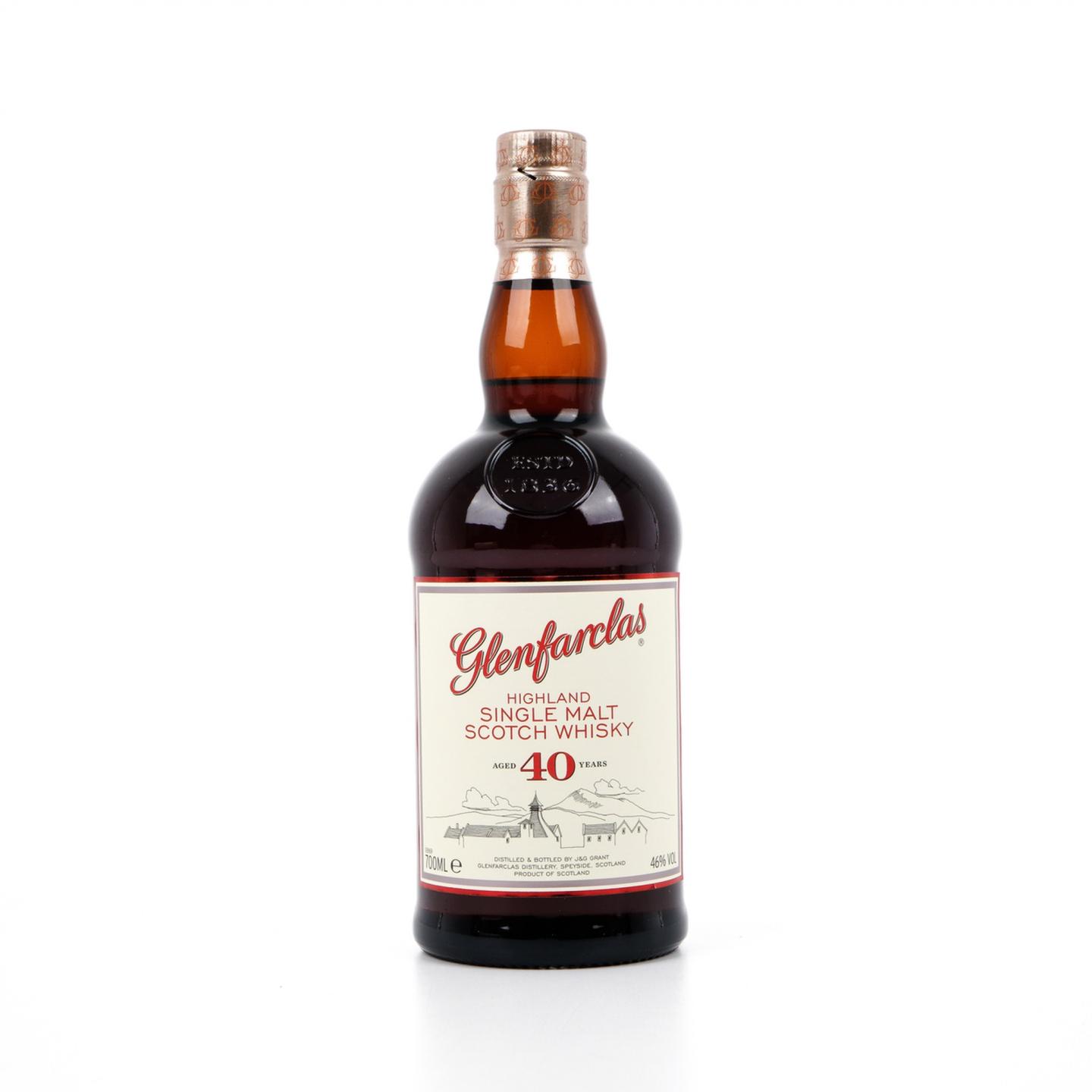 格兰花格 40年 圆筒礼盒 700ML