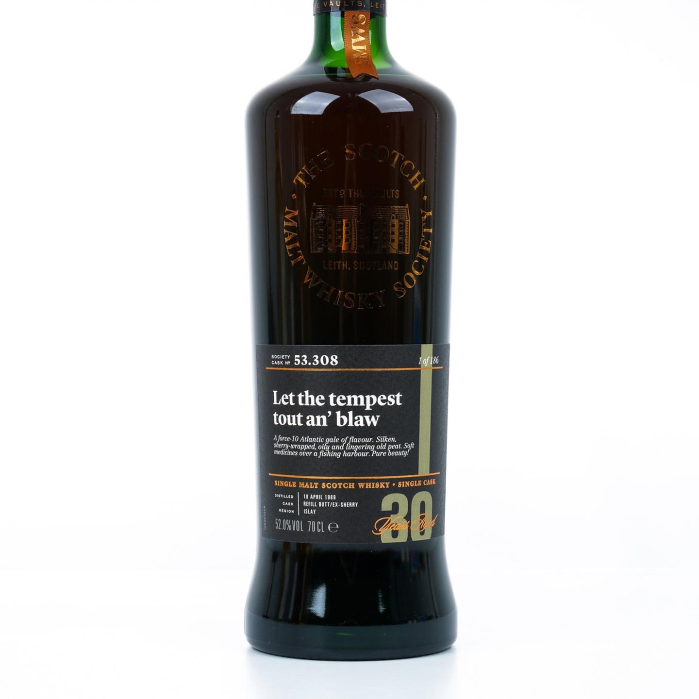 SMWS 53.308 卡尔里拉 30年 1989-2019