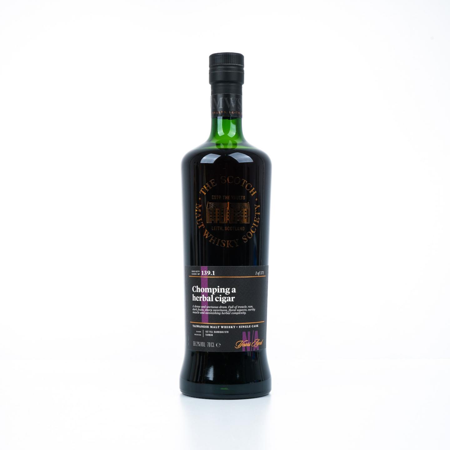 SMWS 139.1 噶玛兰 59.2%