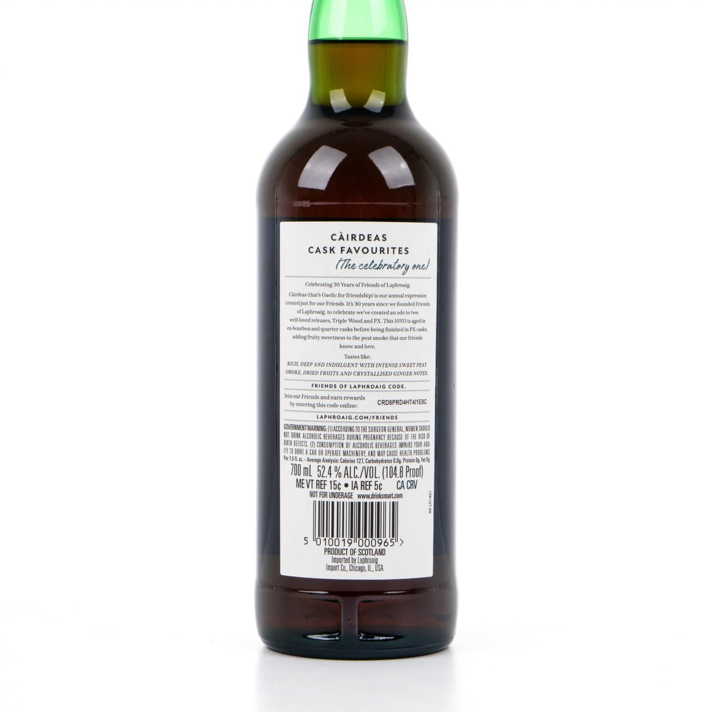 拉弗格 10年 Cairdeas 2024版 PX雪莉桶后熟