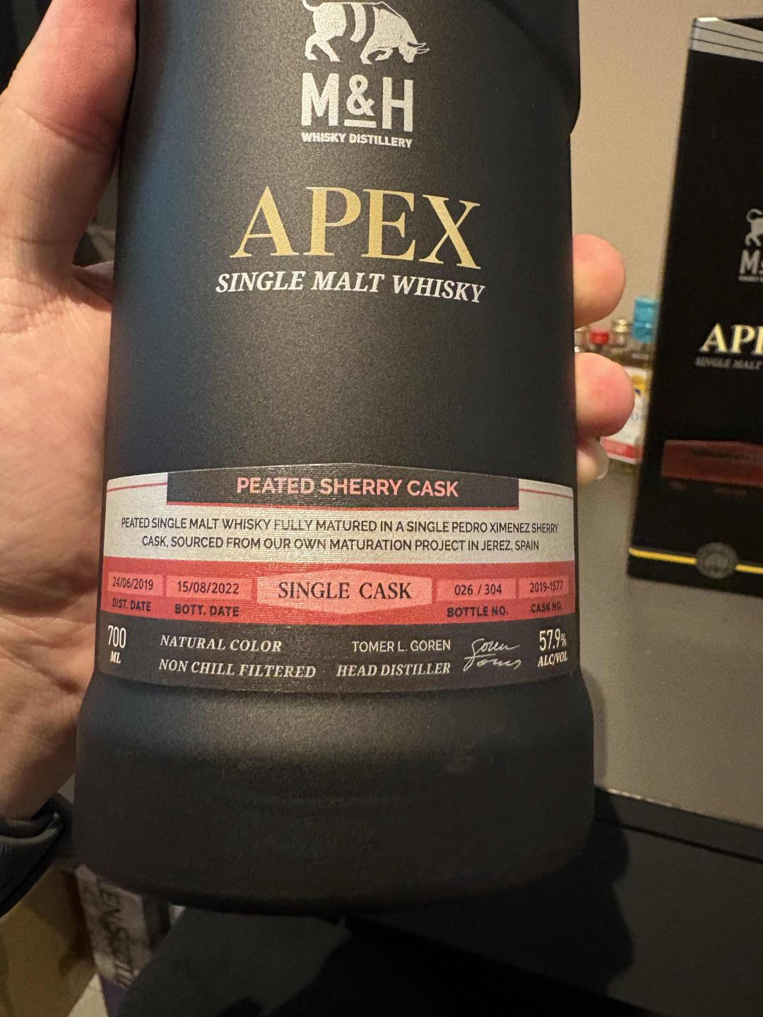 奶与蜜apex泥煤雪莉卓越单桶