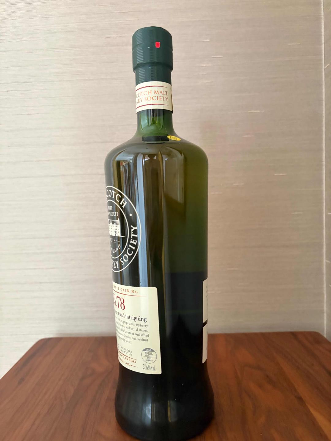 SMWS 73.78欧摩14年2001雪莉桶