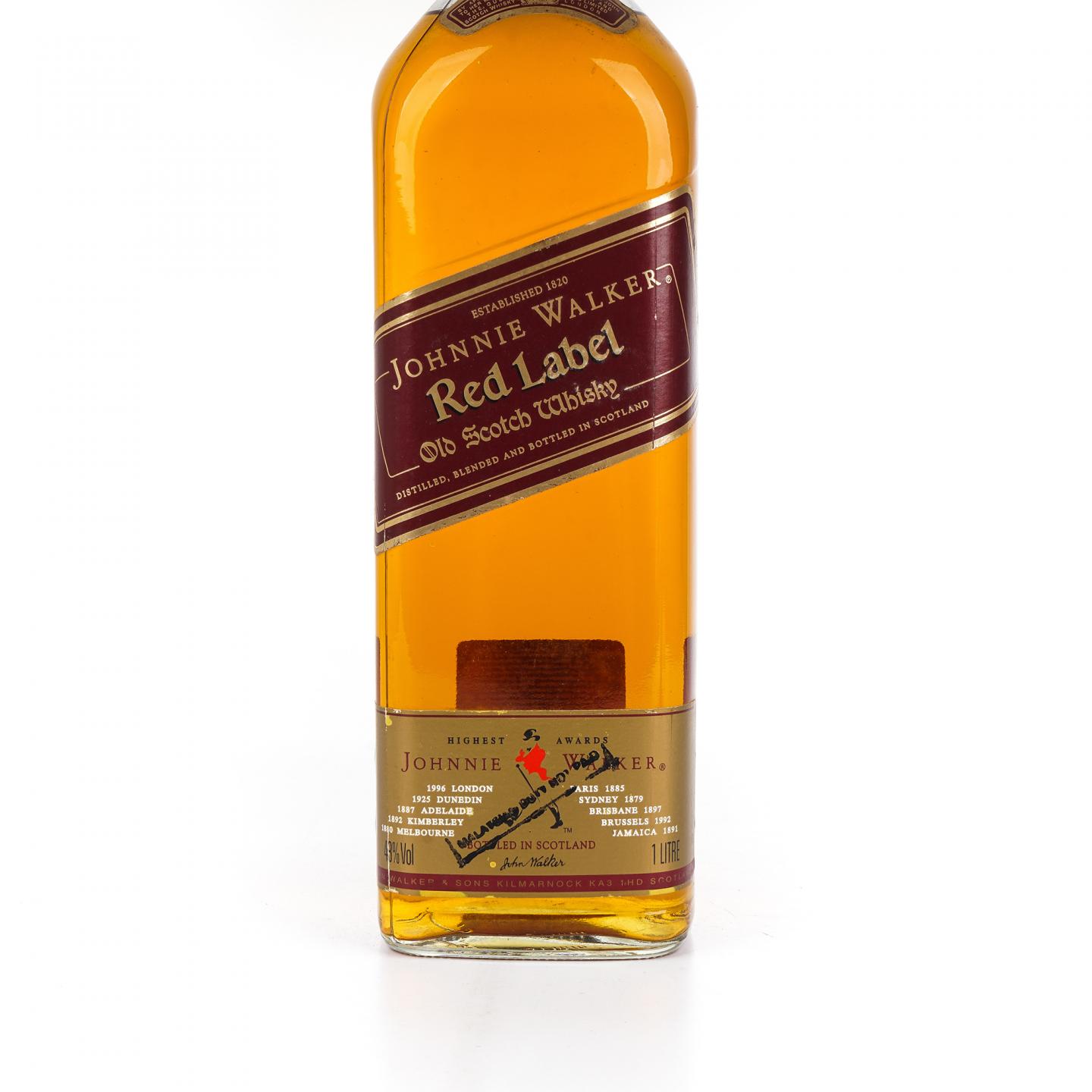 尊尼获加 Red Label 红方 调和 700ml+1000ml 2支组