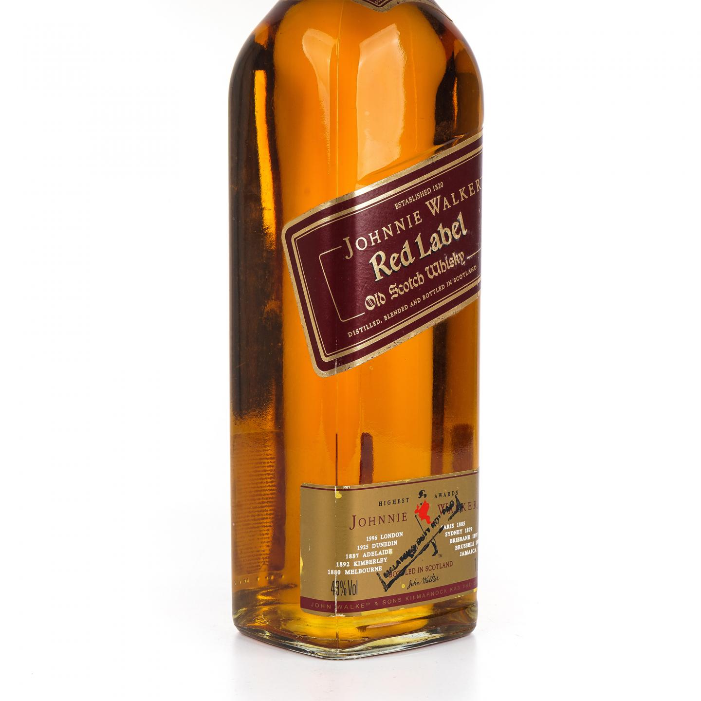 尊尼获加 Red Label 红方 调和 700ml+1000ml 2支组