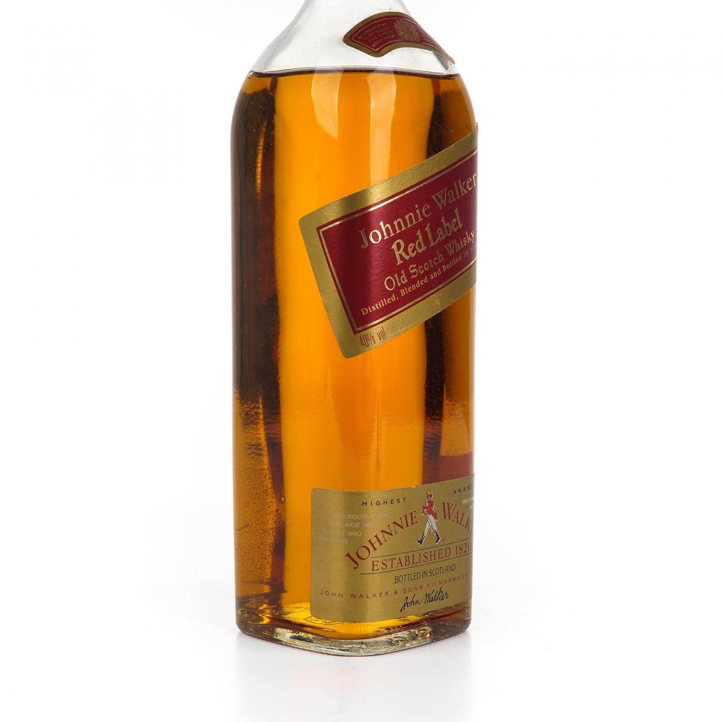 尊尼获加 Red Label 红方 调和 700ml+1000ml 2支组