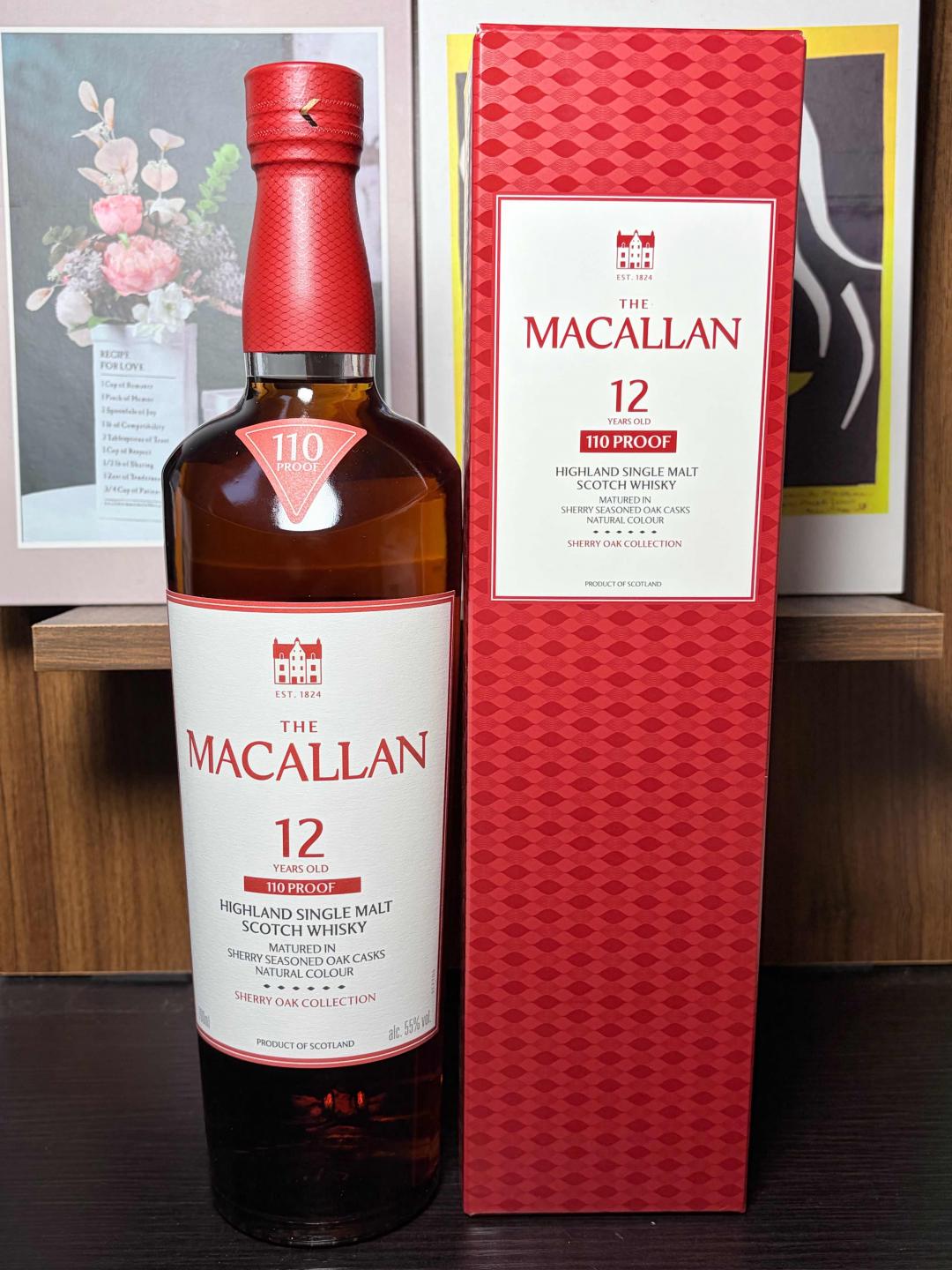 麦卡伦12年桶强110proof