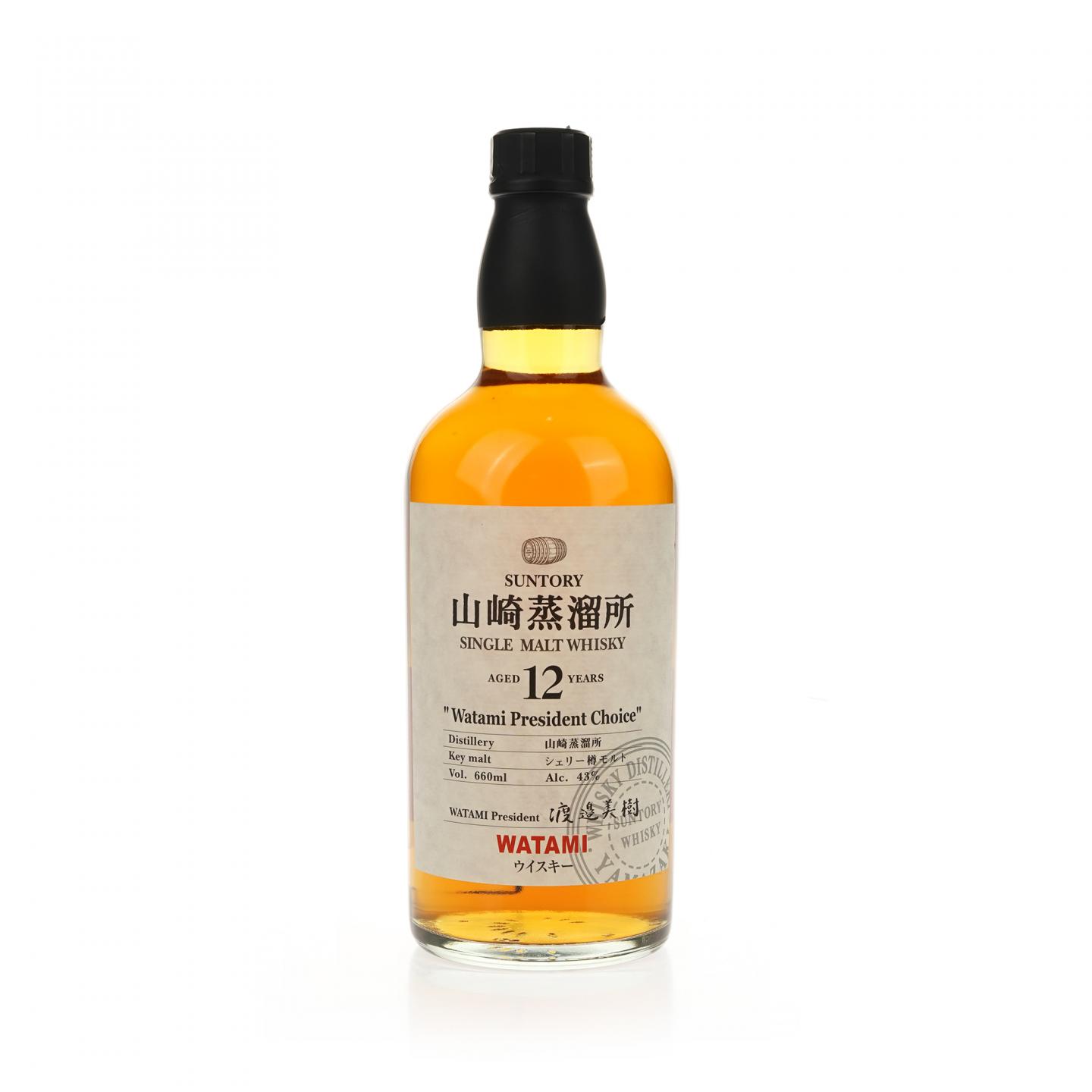【威士忌】山崎 12年 渡边美树 660ml