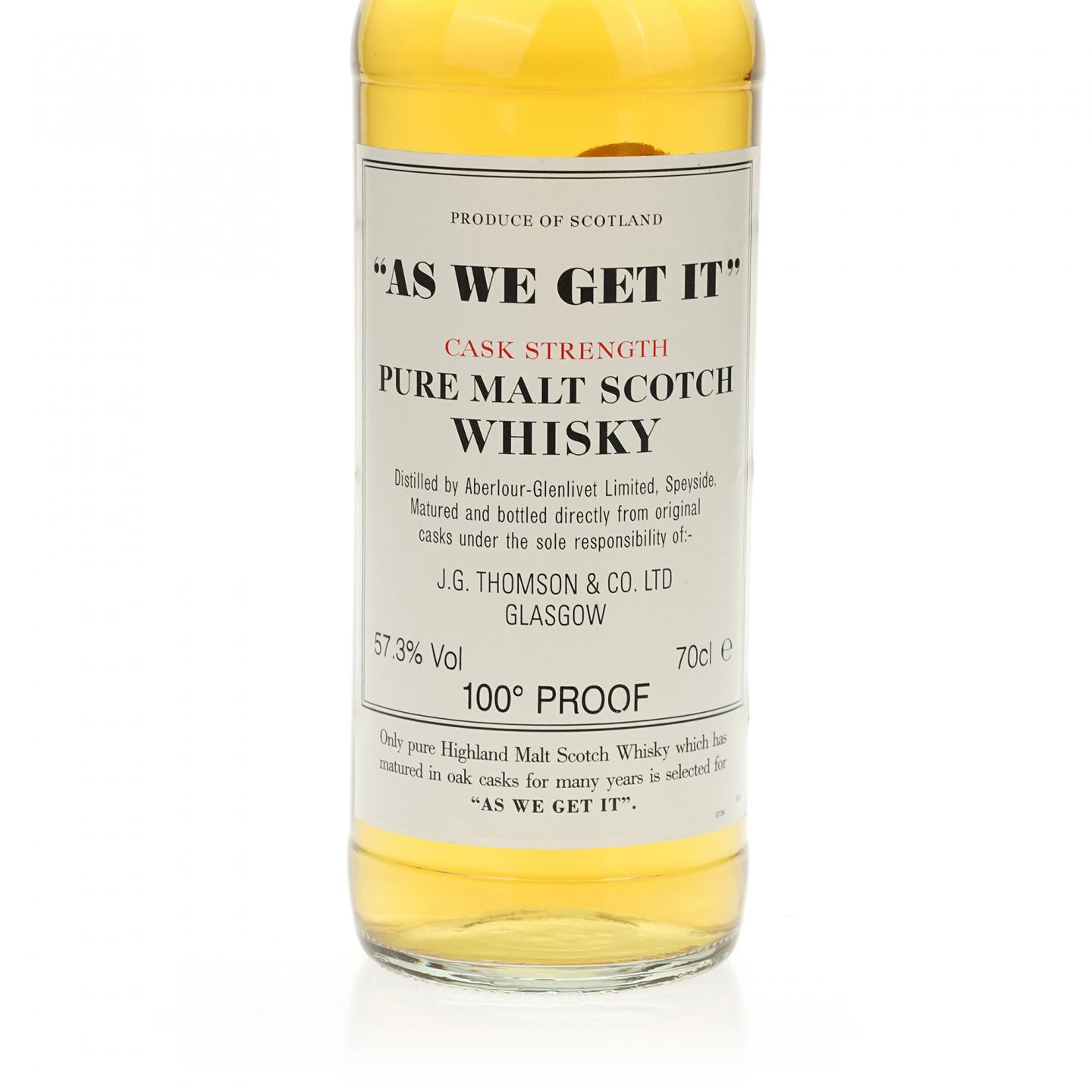 【威士忌】雅伯莱 1990s 100° Proof