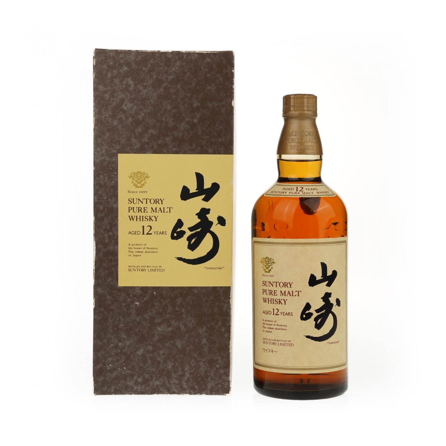 【威士忌】山崎 12年 金花标 750ml 棕盒