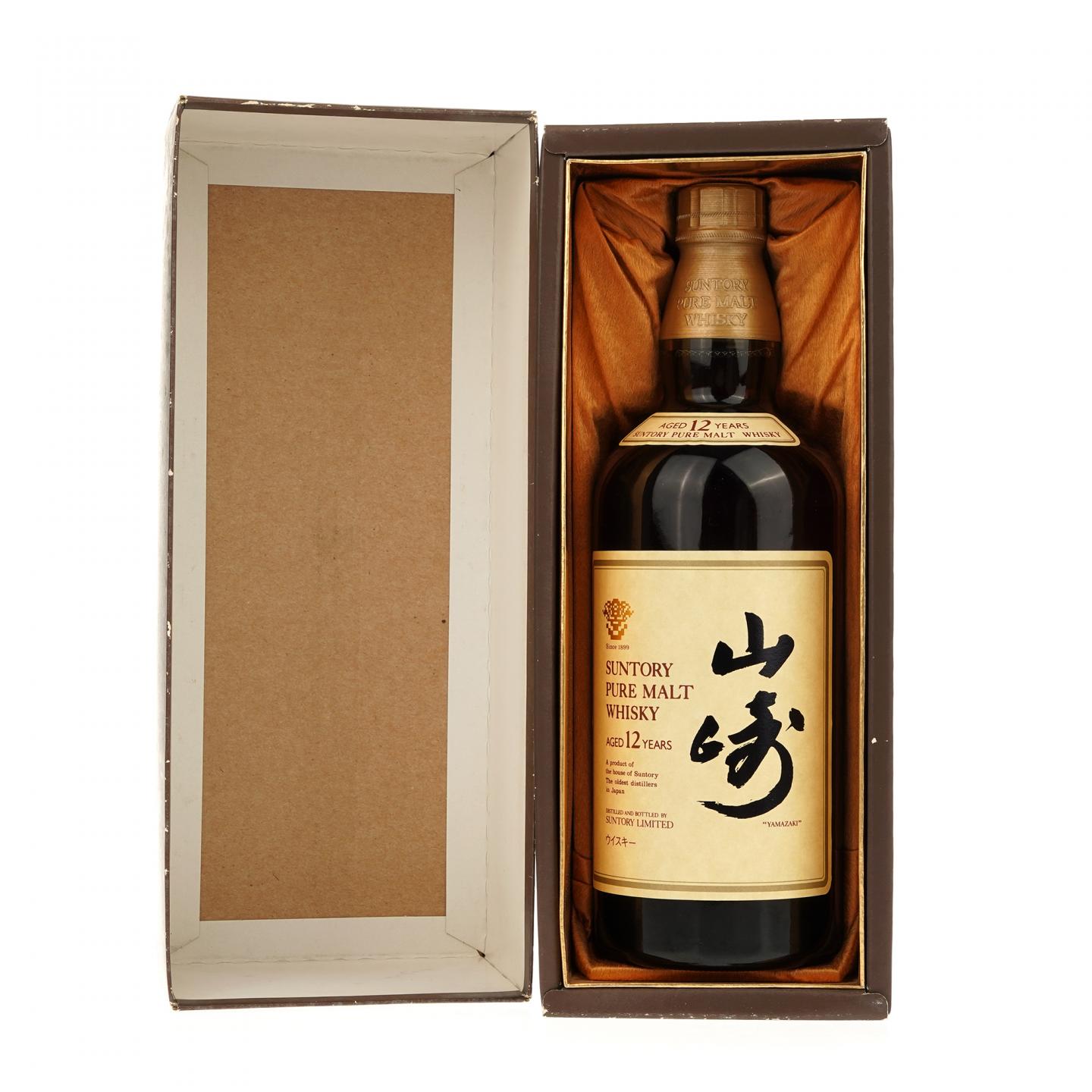 【威士忌】山崎 12年 金花标 750ml 棕盒