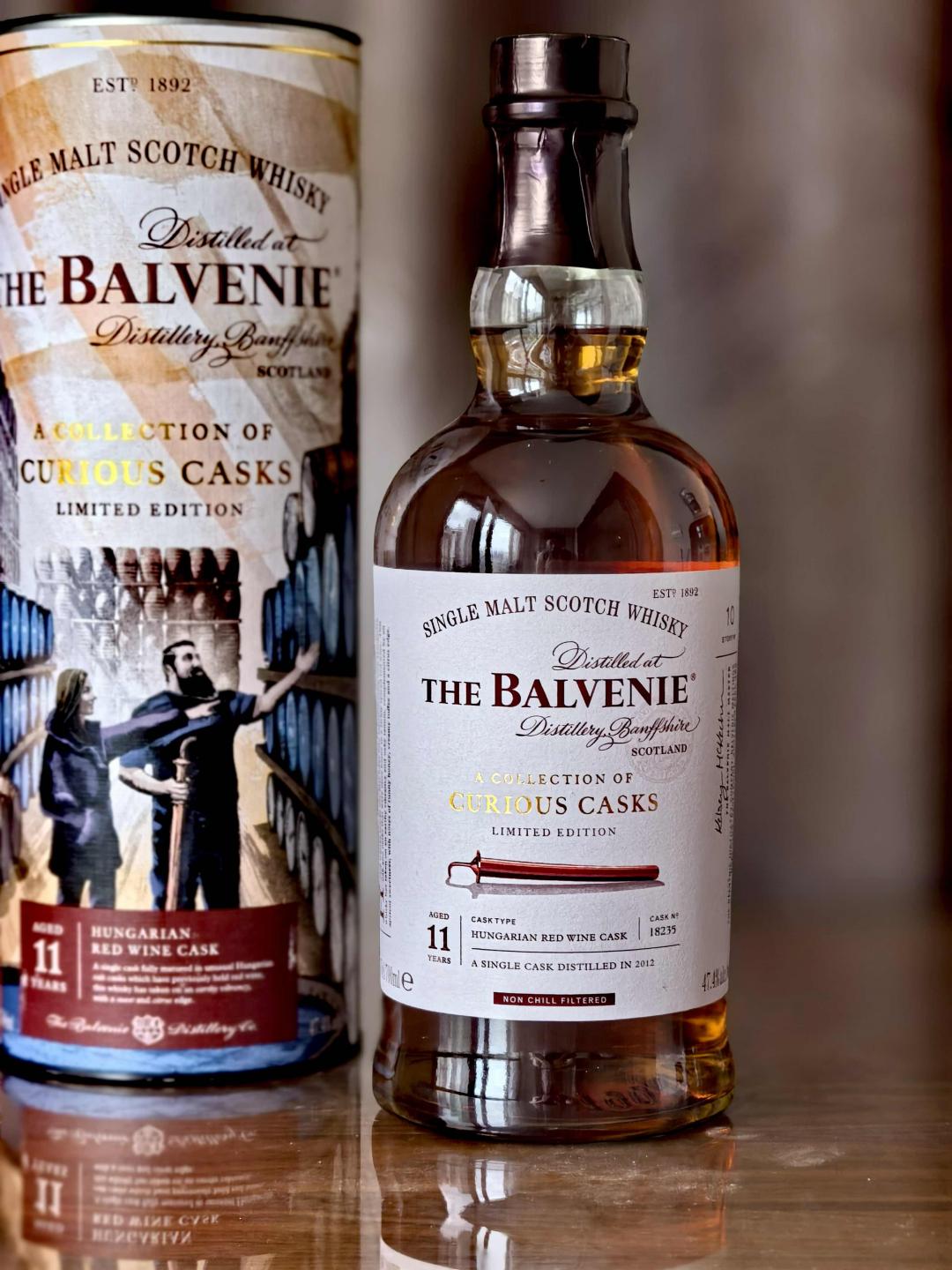 The Balvenie 百富故事系列11年 匈牙利红酒桶单桶 到付