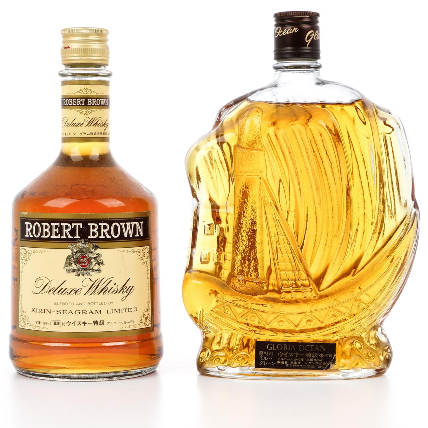 麒麟 Robert Brown/轻井泽 Gloria Ocean 帆船 调和 760ml 2支组