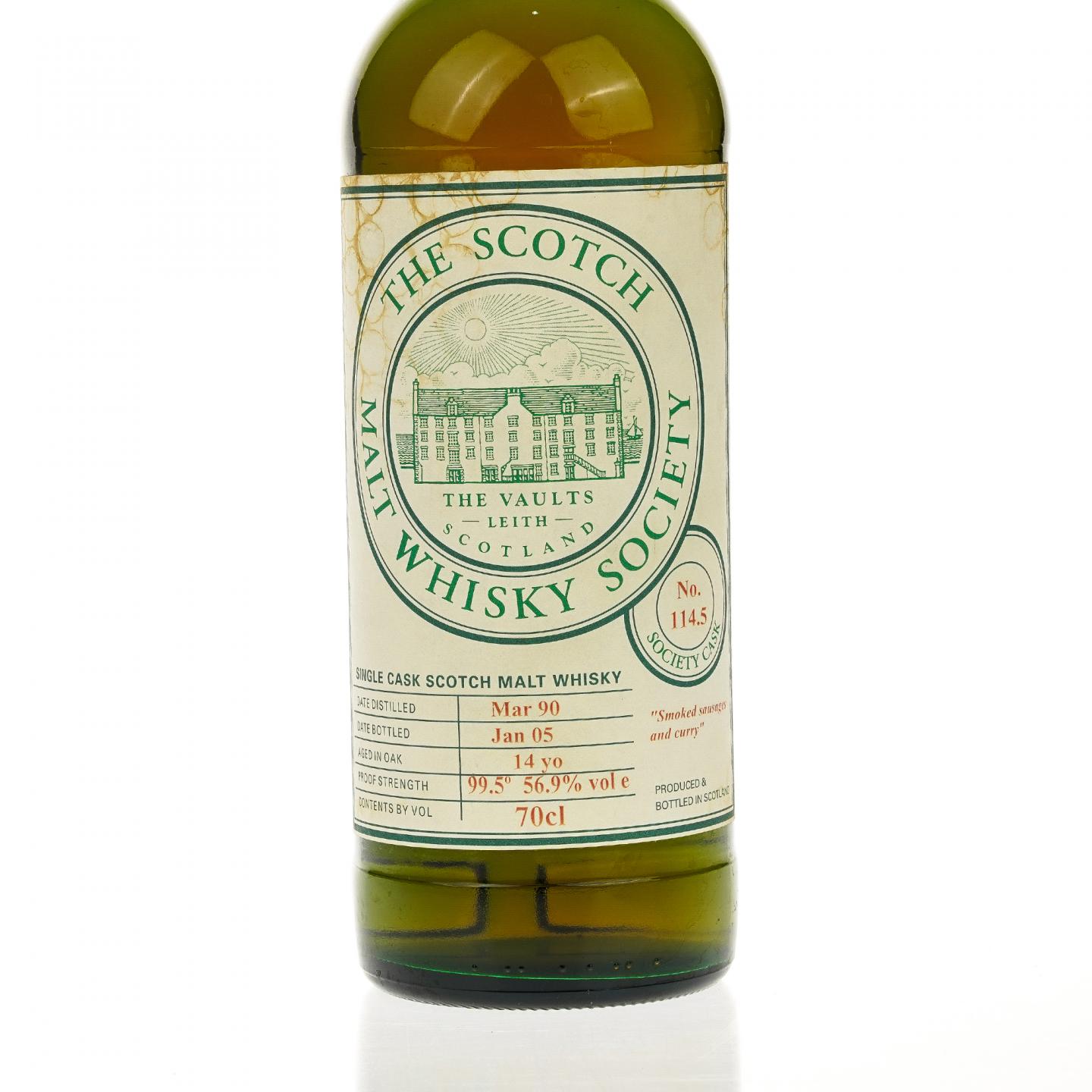 【威士忌】 SMWS 114.5 朗格罗 14年 1990