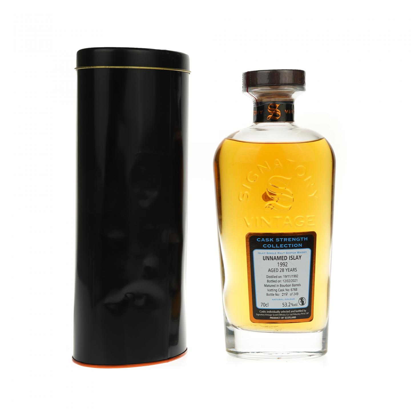 【威士忌】Islay 28年 1992 SV 单桶#6768