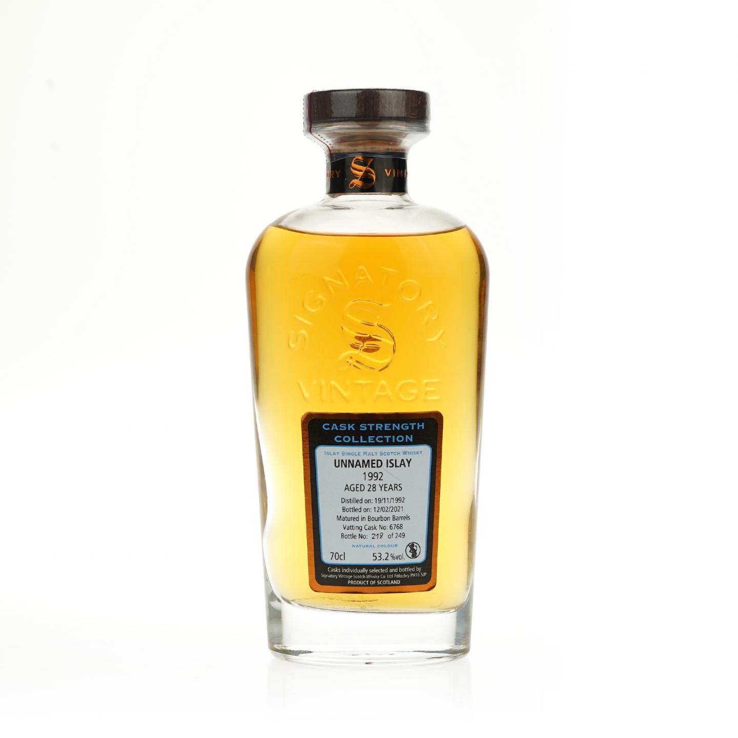【威士忌】Islay 28年 1992 SV 单桶#6768