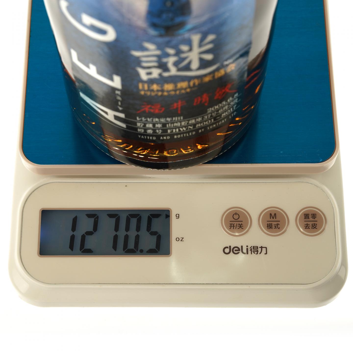 【威士忌】山崎 12年 谜系列 1993-2005 作家“福井晴敏”选桶 600ml