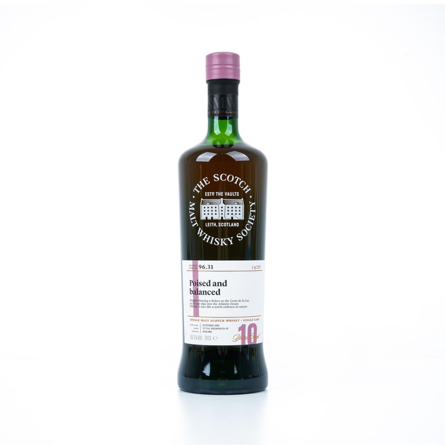 SMWS 96.31 格兰多纳 10年 2008-2019