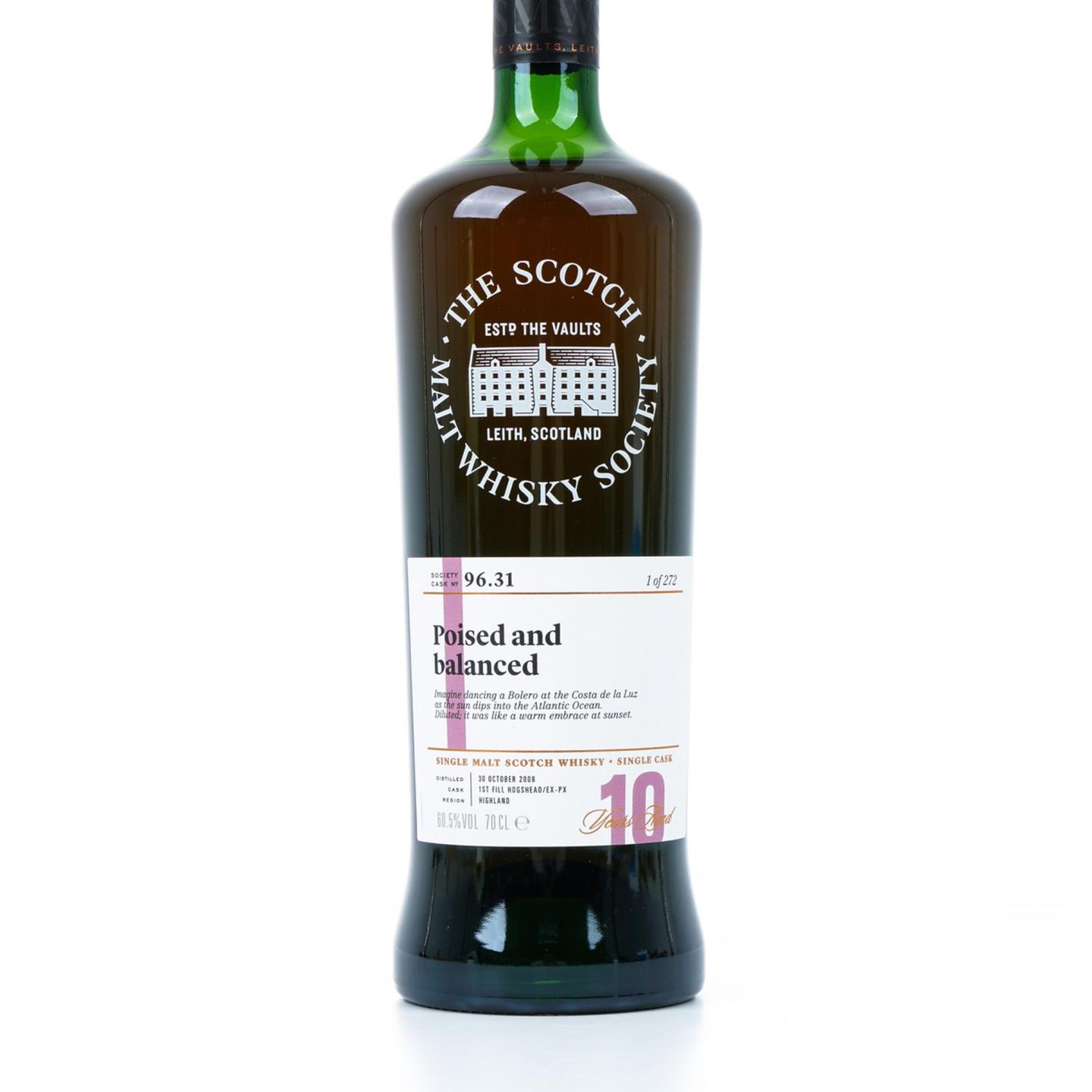 SMWS 96.31 格兰多纳 10年 2008-2019