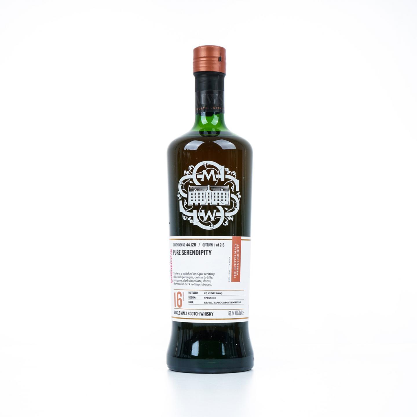 SMWS 44.126 克莱拉奇 16年 2003